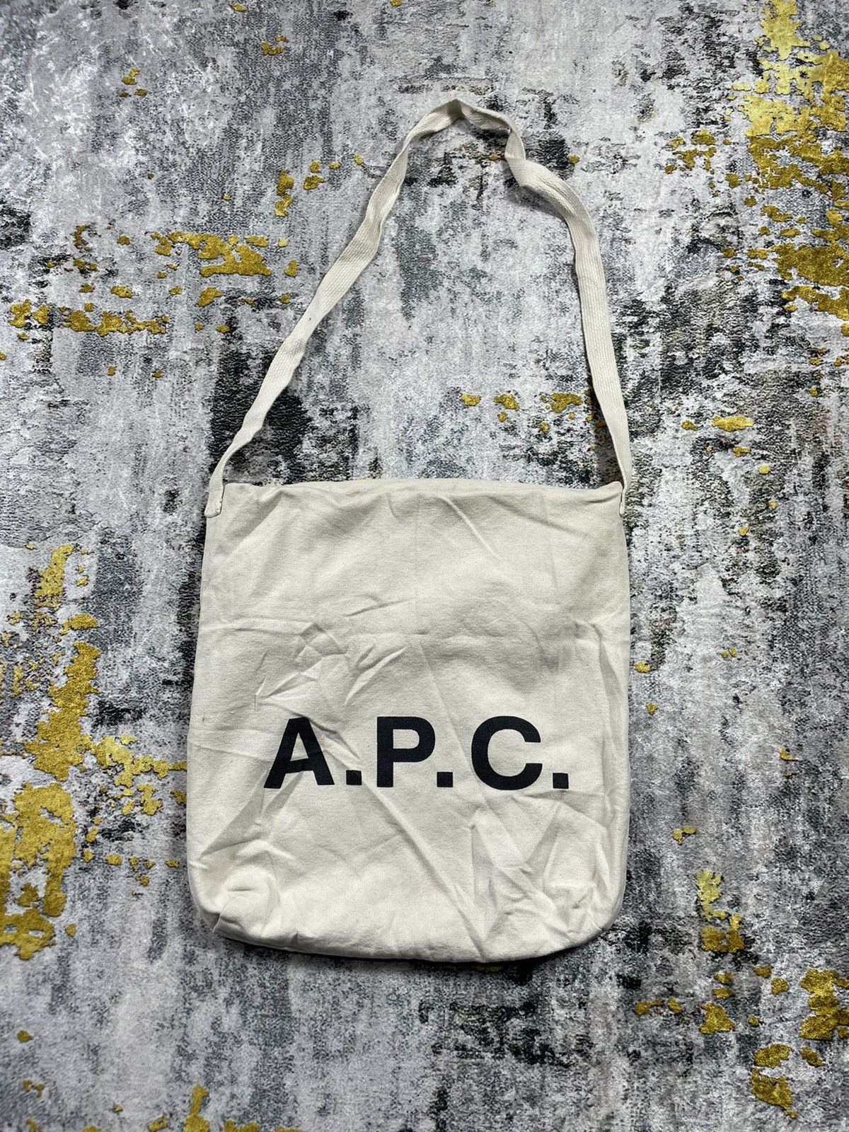 A.P.C. APC white canvas TOTE BAG Size ONE SIZE - 1 Thumbnail