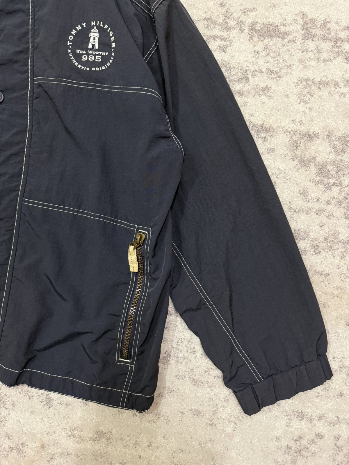 Tommy Hilfiger Vintage Tommy Hilfiger Sailing Gear Windbreaker Jacket Hodie Size US XL / EU 56 / 4 - 5 Thumbnail