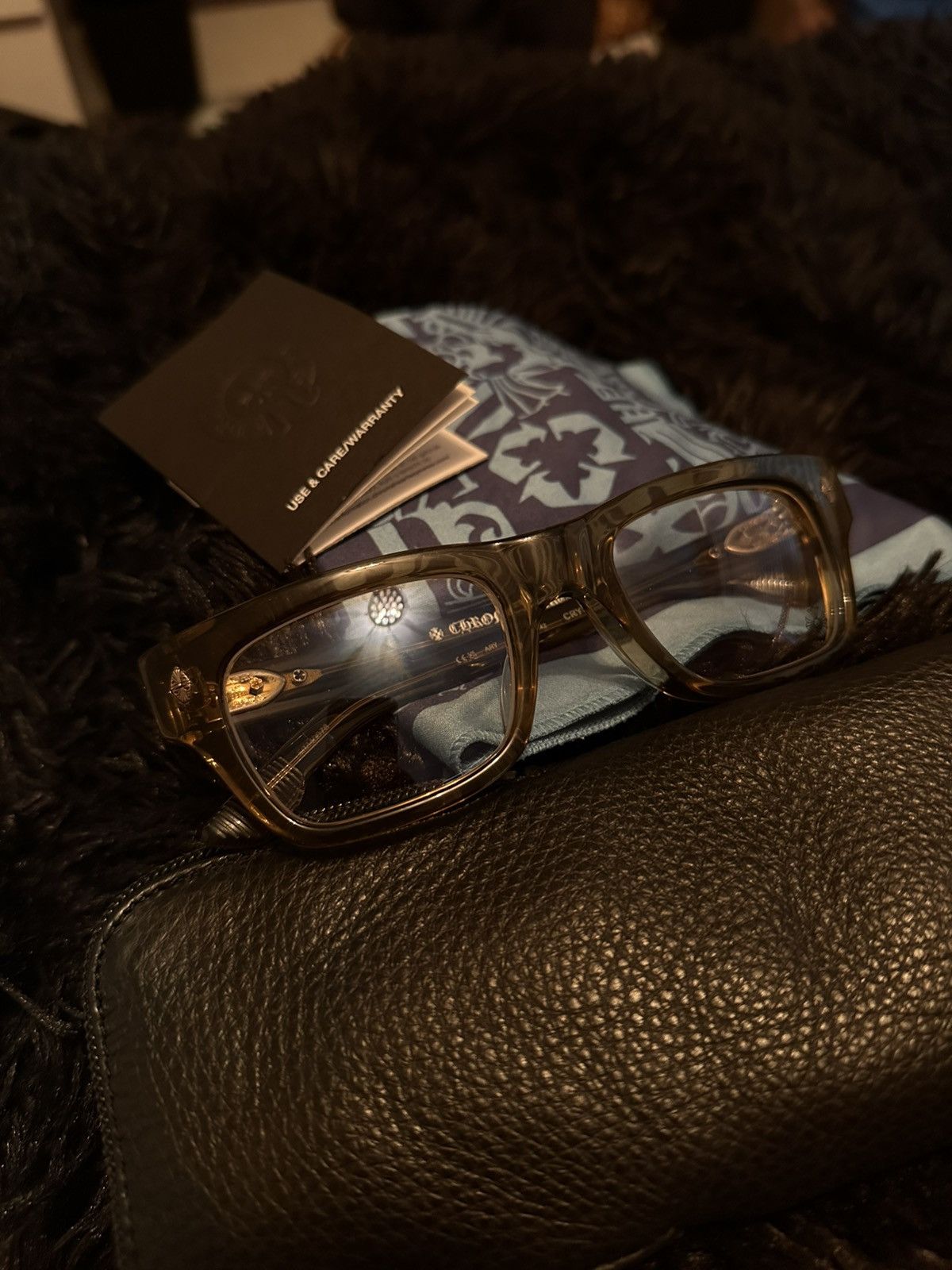 Chrome Hearts Chrome Hearts Crypdic Glasses Size ONE SIZE - 1 Thumbnail