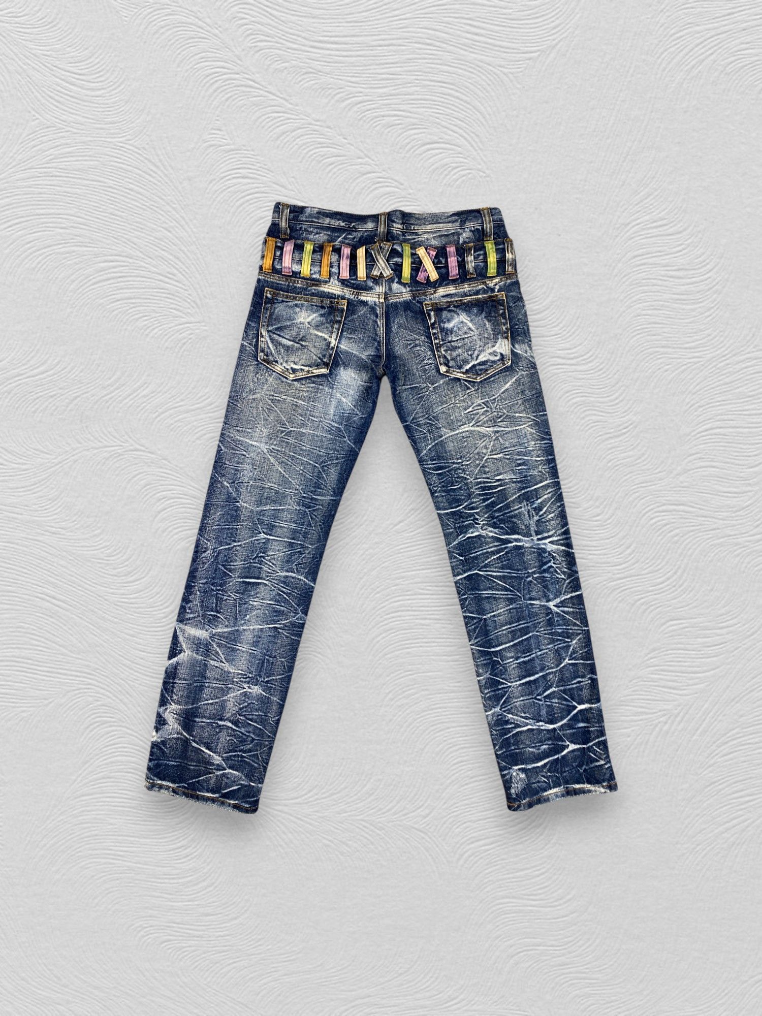 Japanese Brand Japanese Brand Double Waist Jeans 34x31.5 - JN044 Size US 34 / EU 50 - 2 Thumbnail
