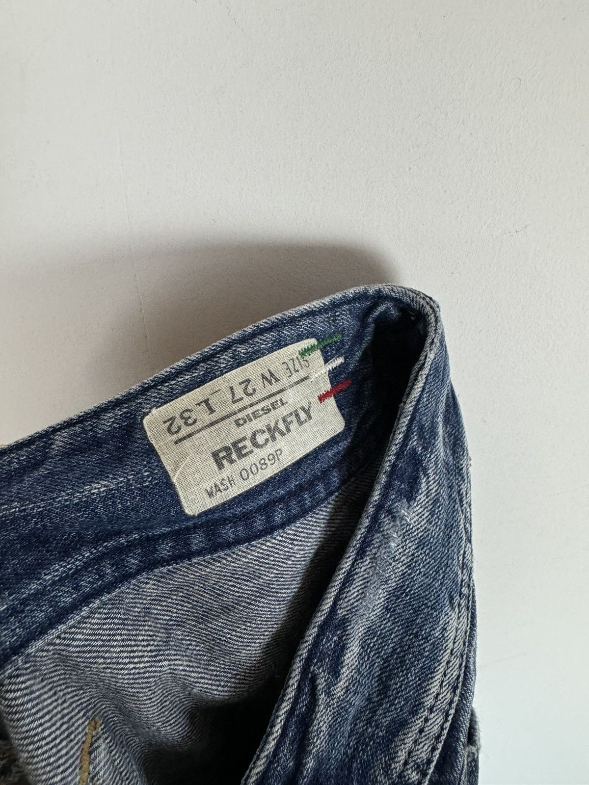 Diesel Vintage Women’s Diesel Y2K Style Denim Jeans Size 27" / US 4 / IT 40 - 5 Thumbnail