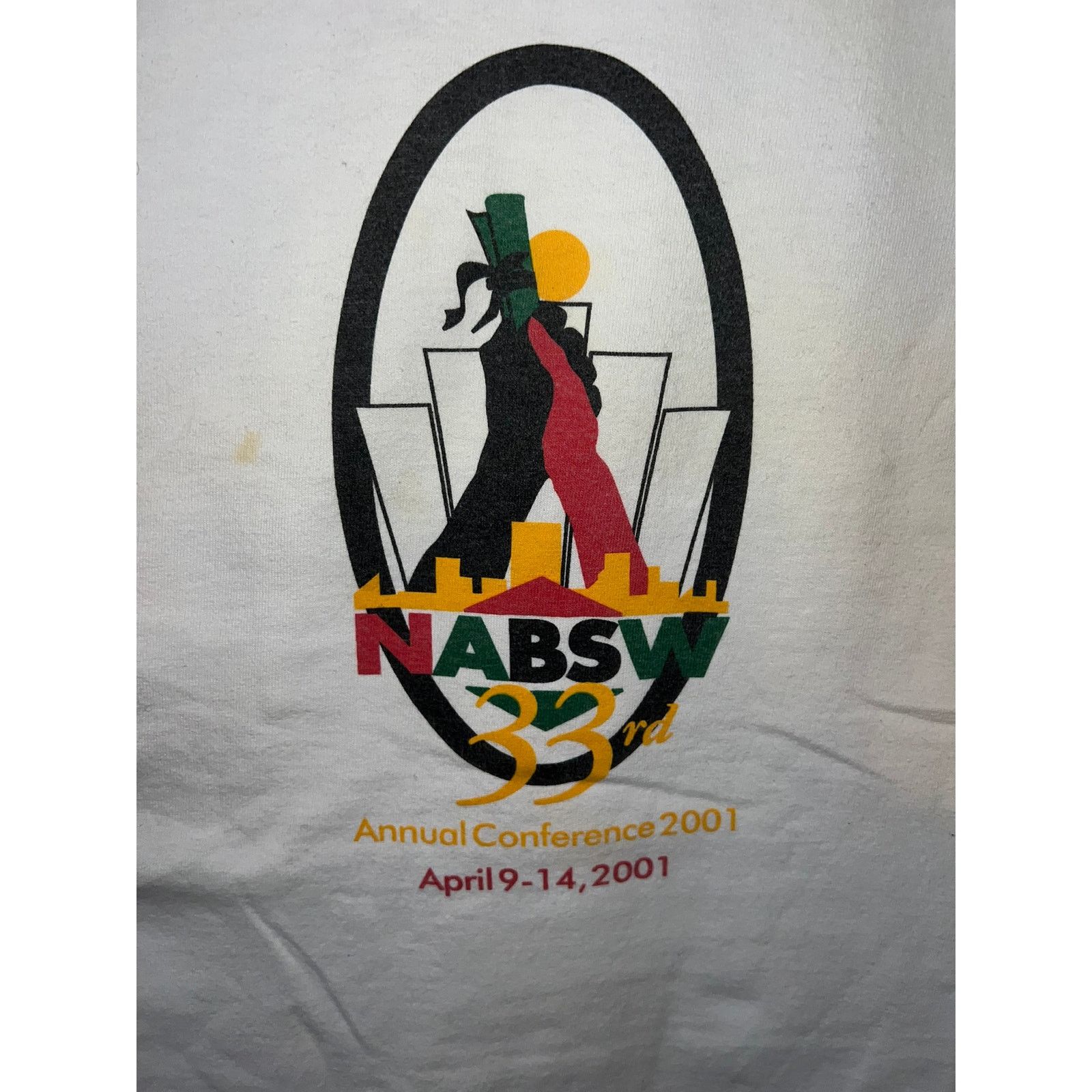 Gildan NABSW Shirt National Assc Black Social Workers Tee XL Size US XL / EU 56 / 4 - 2 Thumbnail