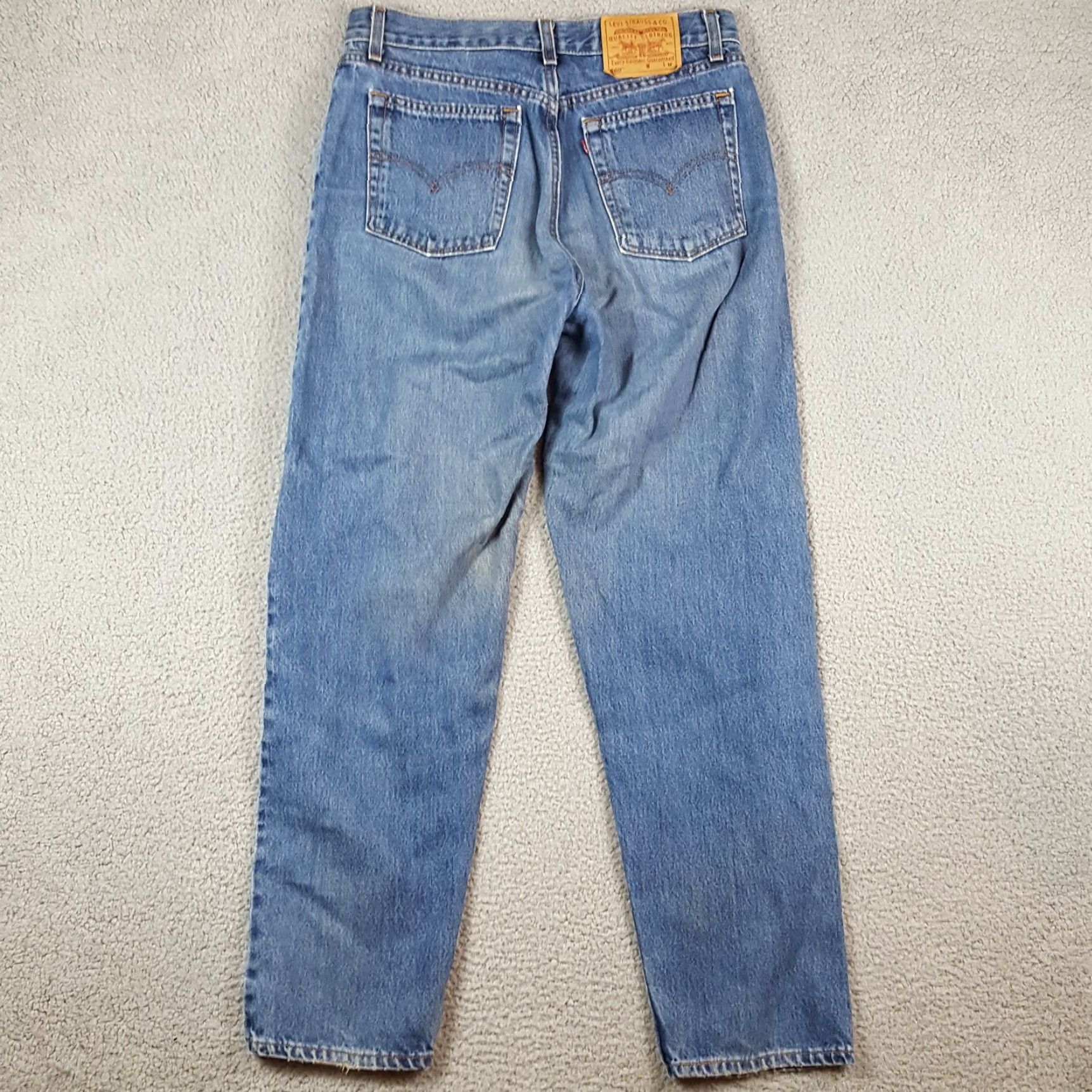 Levi's 90s Levi's 560 Loot Fit Straight Leg Size 12 Vintage Denim Blue Jeans Stonewash Size 34" / US 12 / IT 48 - 7 Thumbnail