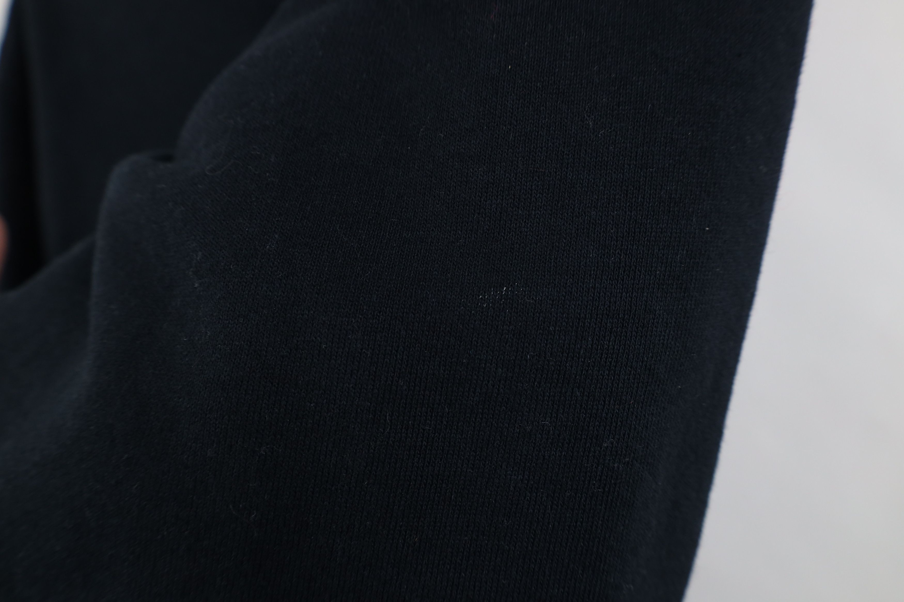 Vintage Vintage 90s Streetwear Blank Heavy Crewneck Sweatshirt Black Size US M / EU 48-50 / 2 - 8 Thumbnail