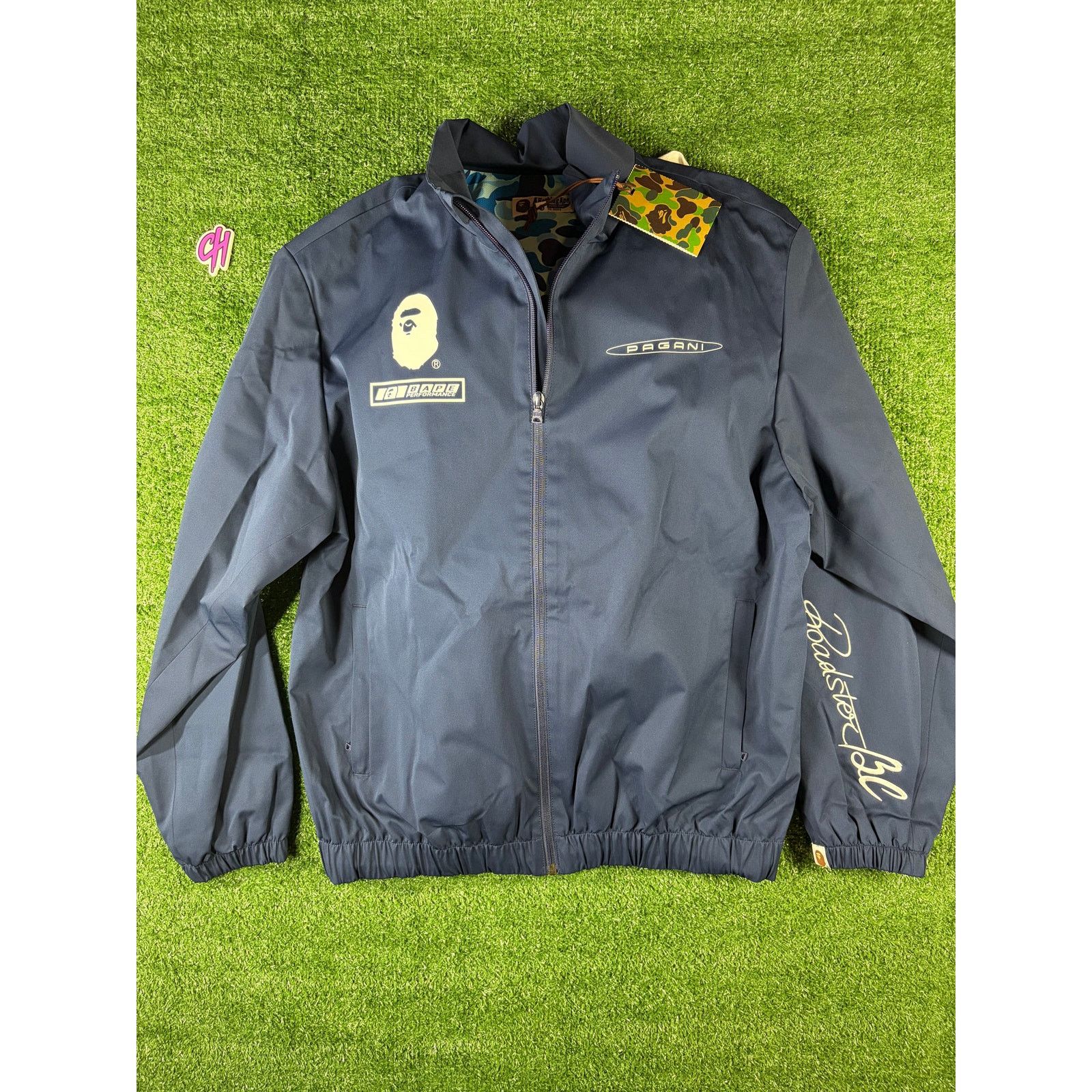 Bape Bape X Pagani Navy Blue ABC Camo Jacket Size Medium Size US M / EU 48-50 / 2 - 1 Thumbnail