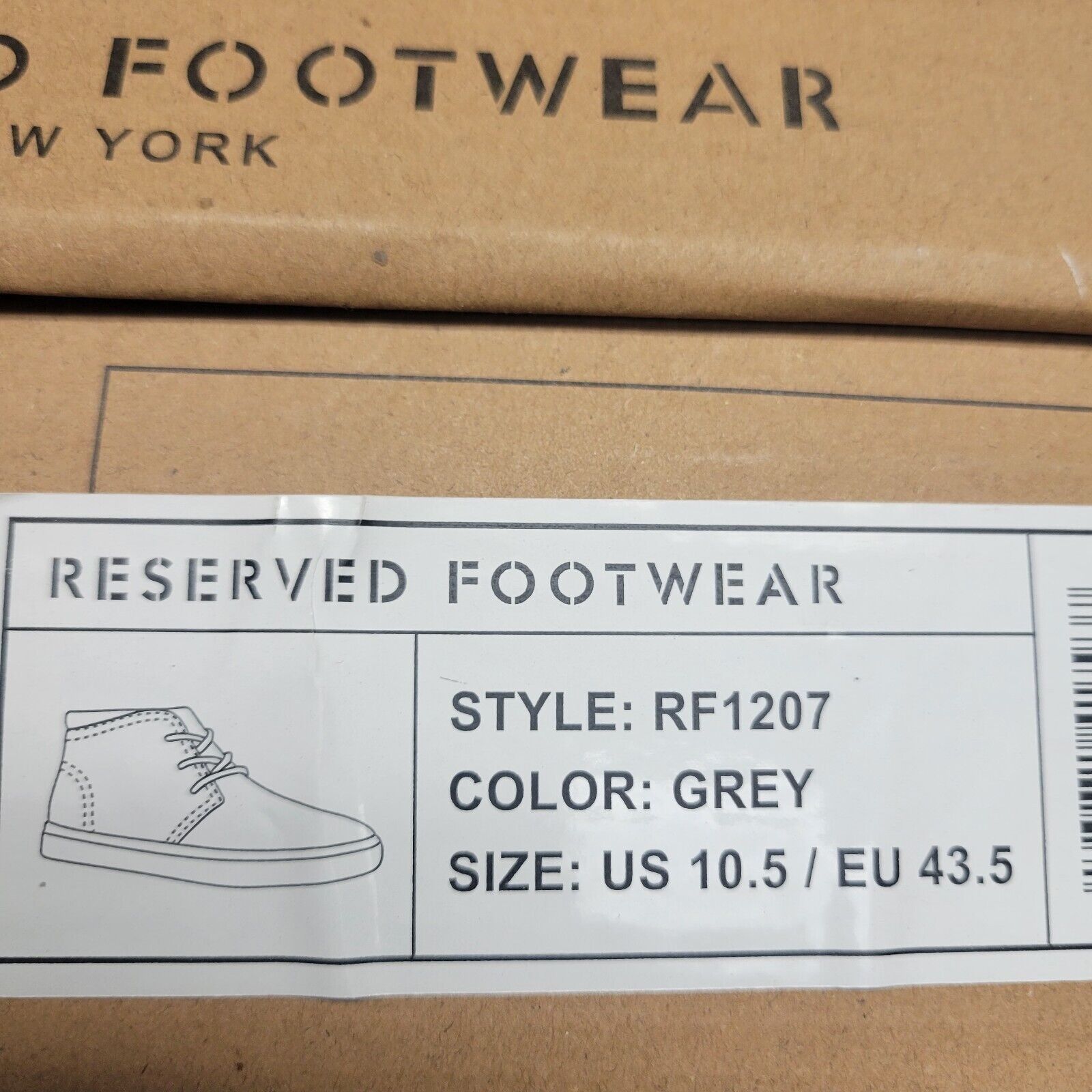 Reserved Reserved Footwear RF1207 Chukka Shoes Men's. Size10.5. New W Size US 10.5 / EU 43-44 - 8 Thumbnail