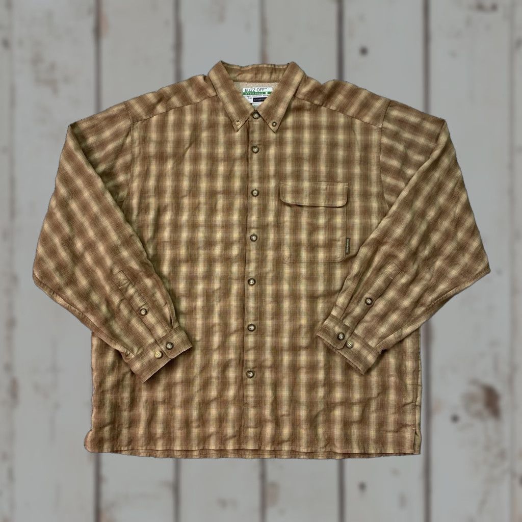ExOfficio ExOfficio Buzz Off Insect Shield Mens Long Sleeve Shirt Fishing Beige XL Shirt Size US XL / EU 56 / 4 - 1 Thumbnail