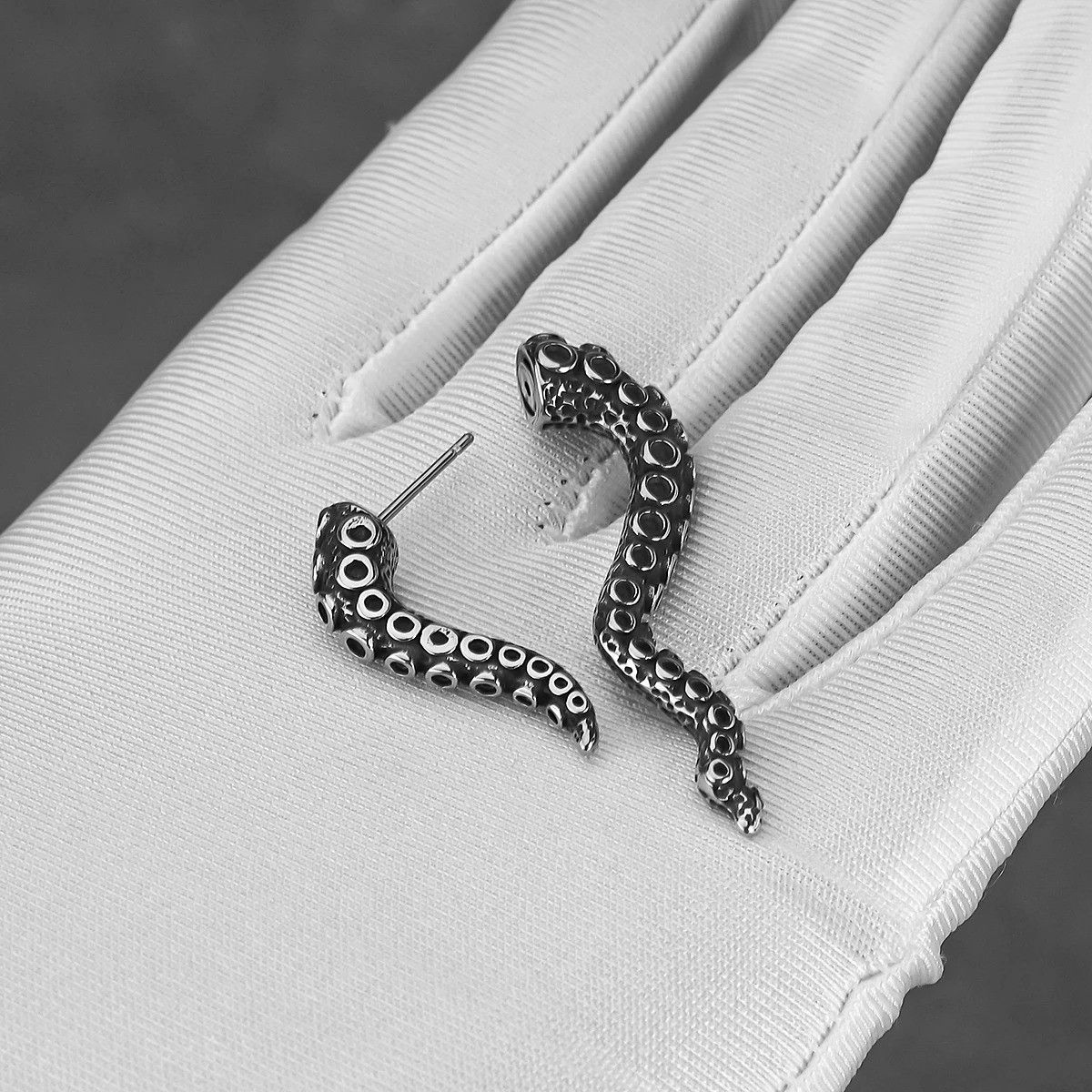Jewelry Octopus Feet Drop Earrings Charms Stainless Earring Gift Size ONE SIZE - 4 Thumbnail
