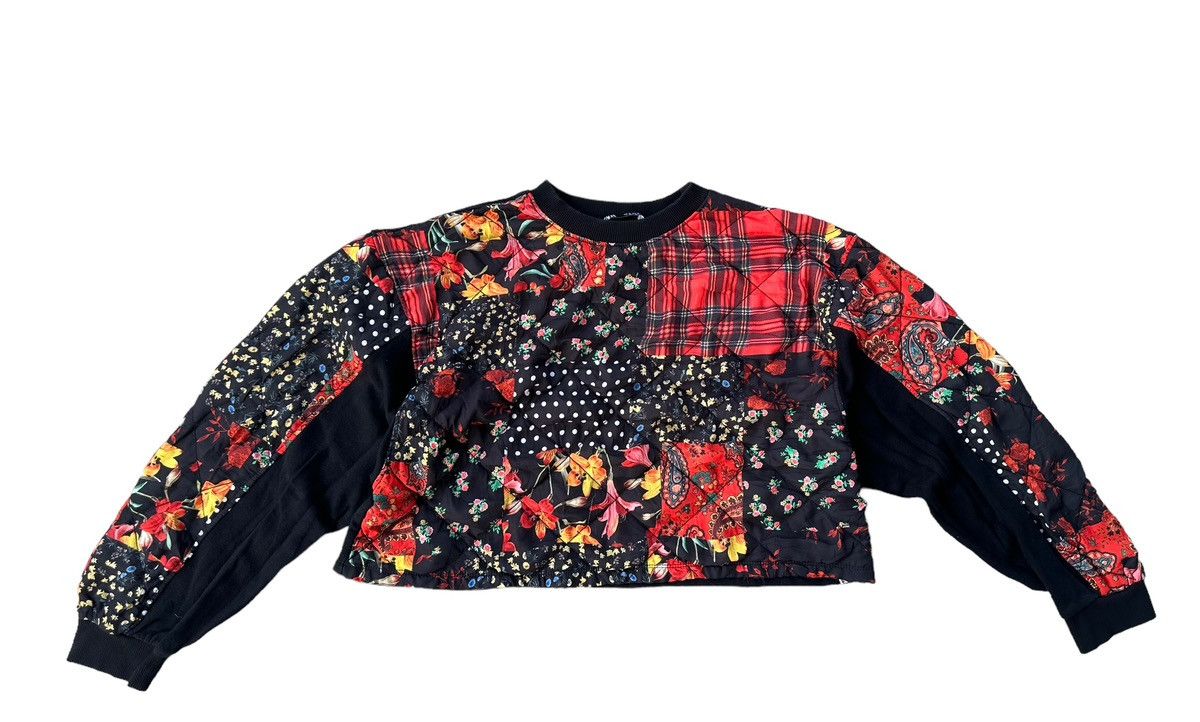 Zara Zara sashiko boro cropped sweatshirts Size M / US 6-8 / IT 42-44 - 3 Thumbnail