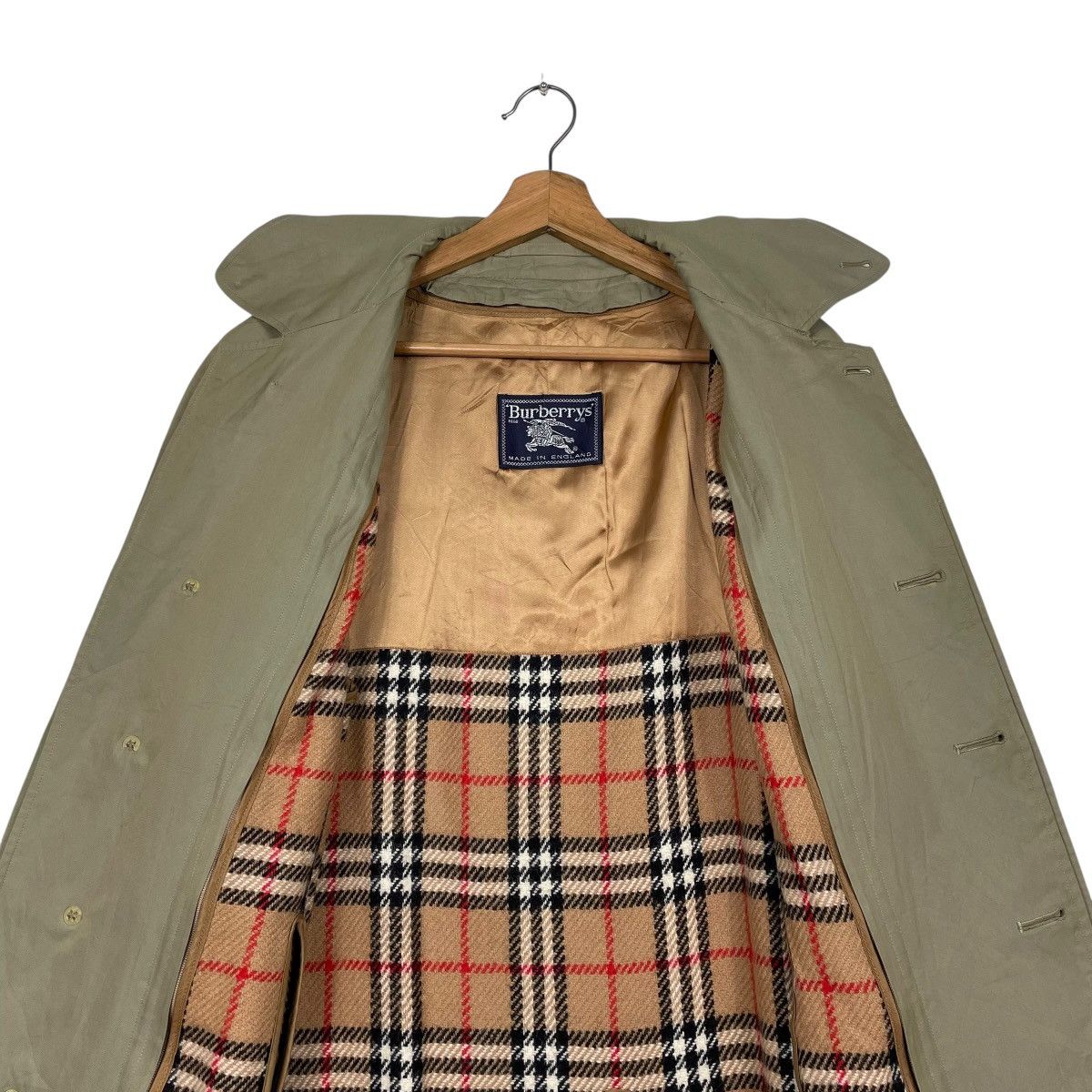 Burberry Vintage Burberrys Shearford Nova Check Trench Coat Size US M / EU 48-50 / 2 - 13 Thumbnail