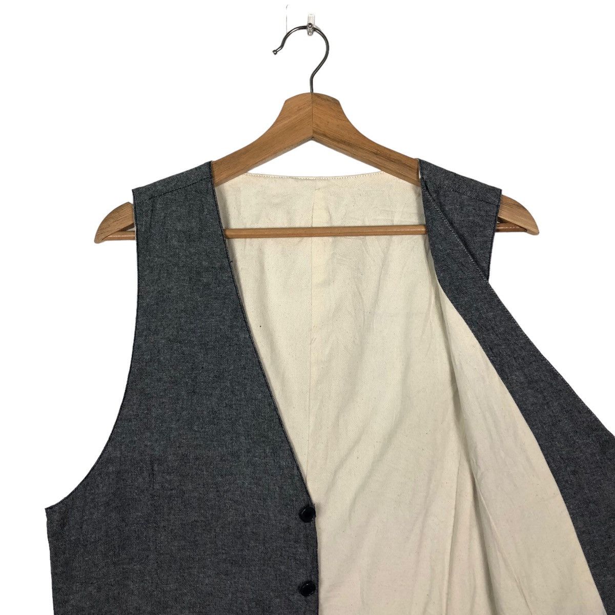 Japanese Brand 🔥2 Tones Vest Color Mix Semantic Design Issey Miyake Japan Size US L / EU 52-54 / 3 - 10 Thumbnail