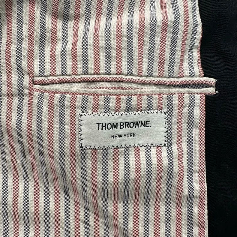 Thom Browne Thom Browne Blue windbreaker Size US XL / EU 56 / 4 - 7 Thumbnail
