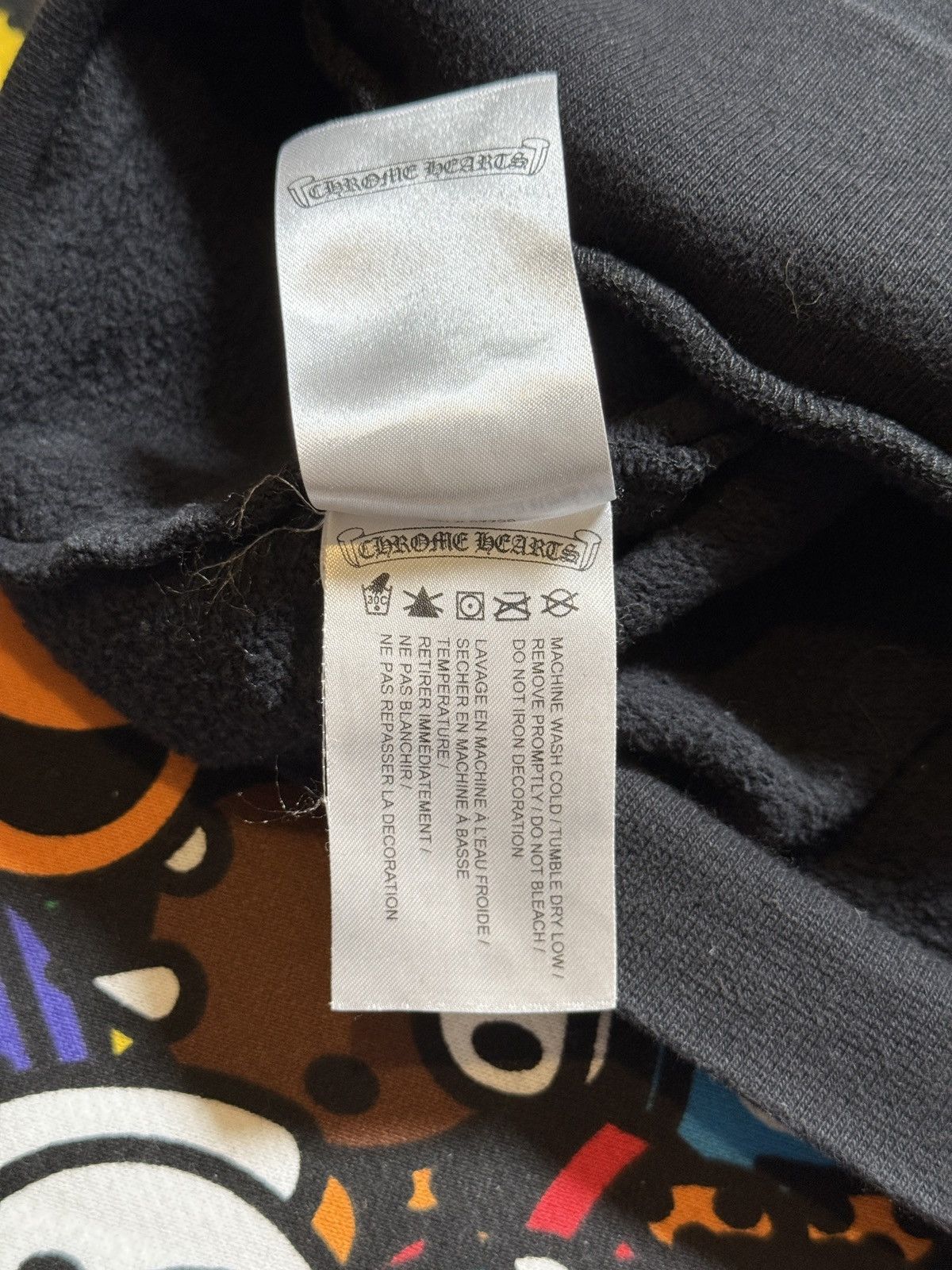 Chrome Hearts Chrome Hearts Black Script Pullover Hoodie Size US L / EU 52-54 / 3 - 8 Thumbnail