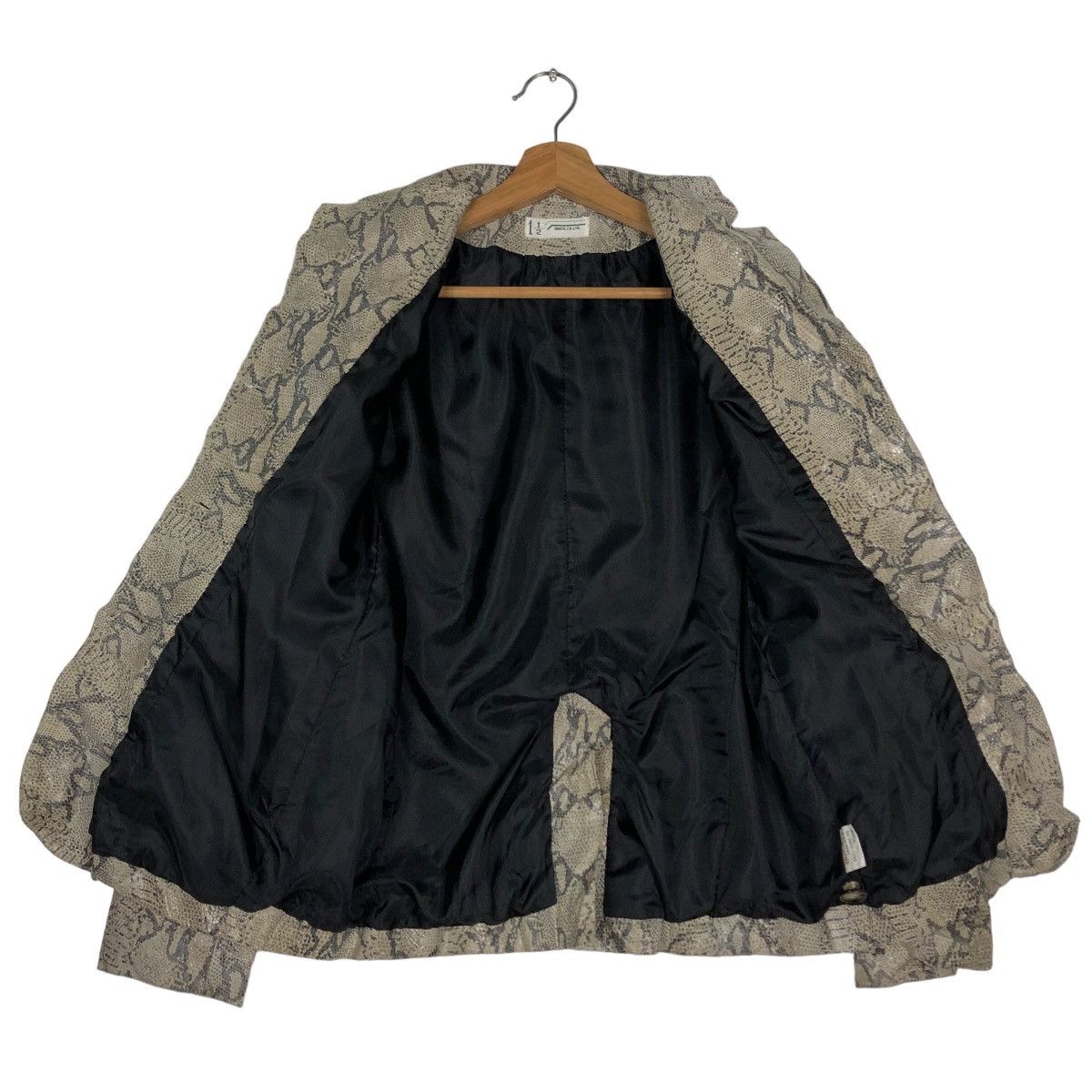 Japanese Brand 🔥Snake Skin Leather Jacket Double Breast Shato Japan Made Size US S / EU 44-46 / 1 - 11 Thumbnail
