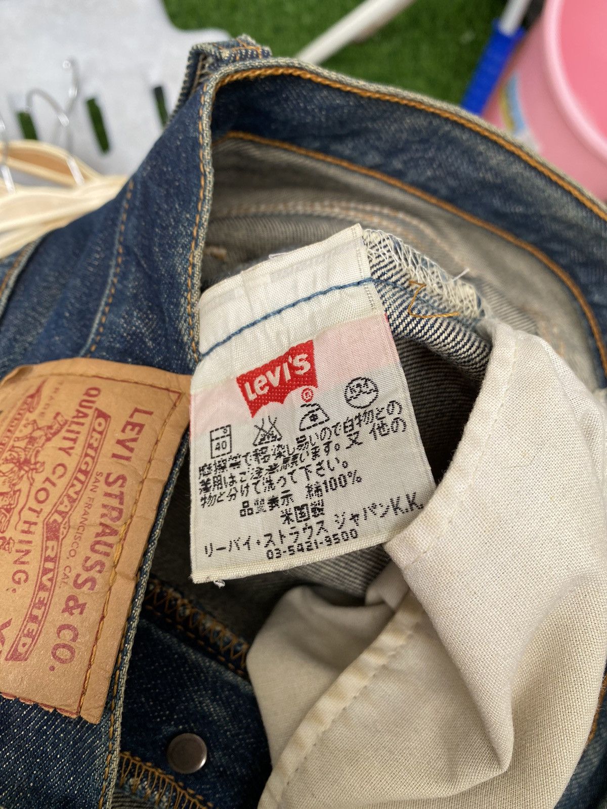 Levi's × Levi's Vintage Clothing × Vintage W31x32 vintage levi's 501 90s Made in USA faded Size US 31 - 7 Thumbnail