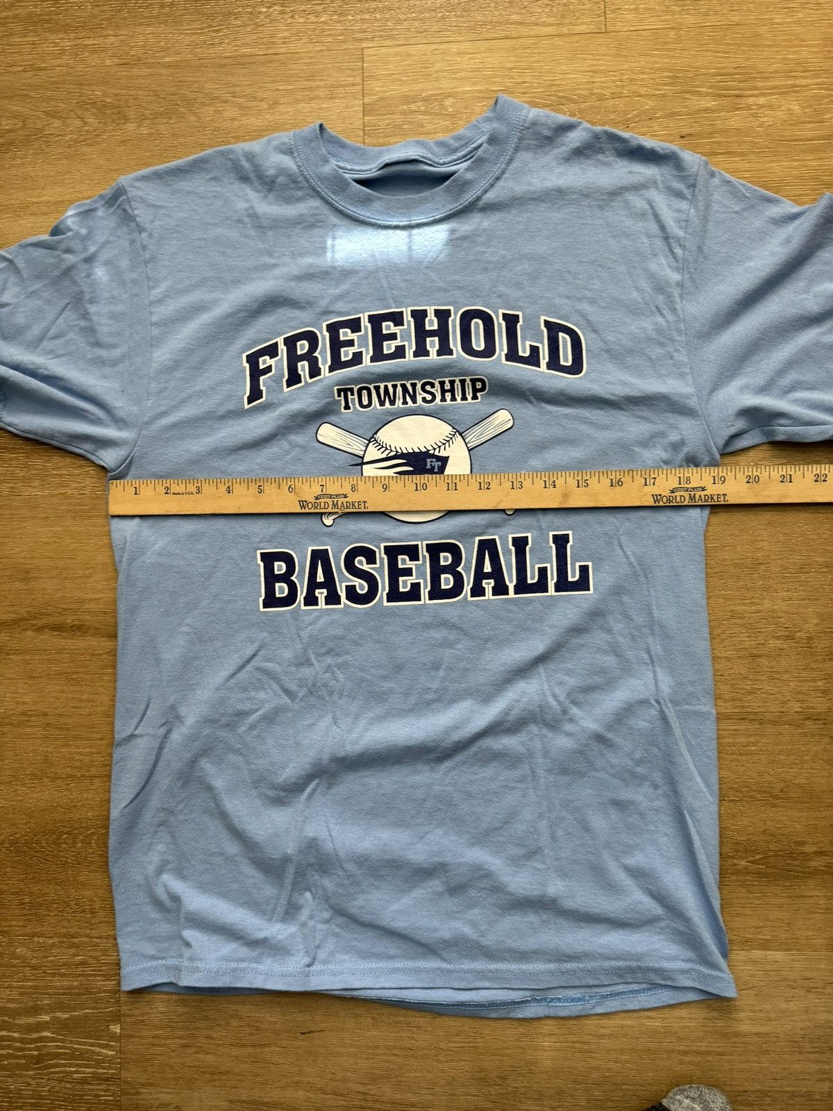 Vintage 90s Freehold Baseball High School Sports Tee - Blue / Medium Size US M / EU 48-50 / 2 - 7 Thumbnail