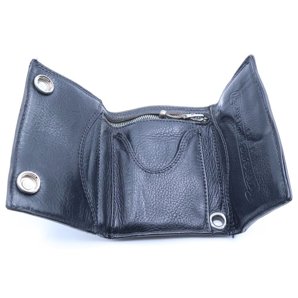 Chrome Hearts Chrome Hearts 3Fold Cross Button Leather Wallet Size ONE SIZE - 5 Thumbnail