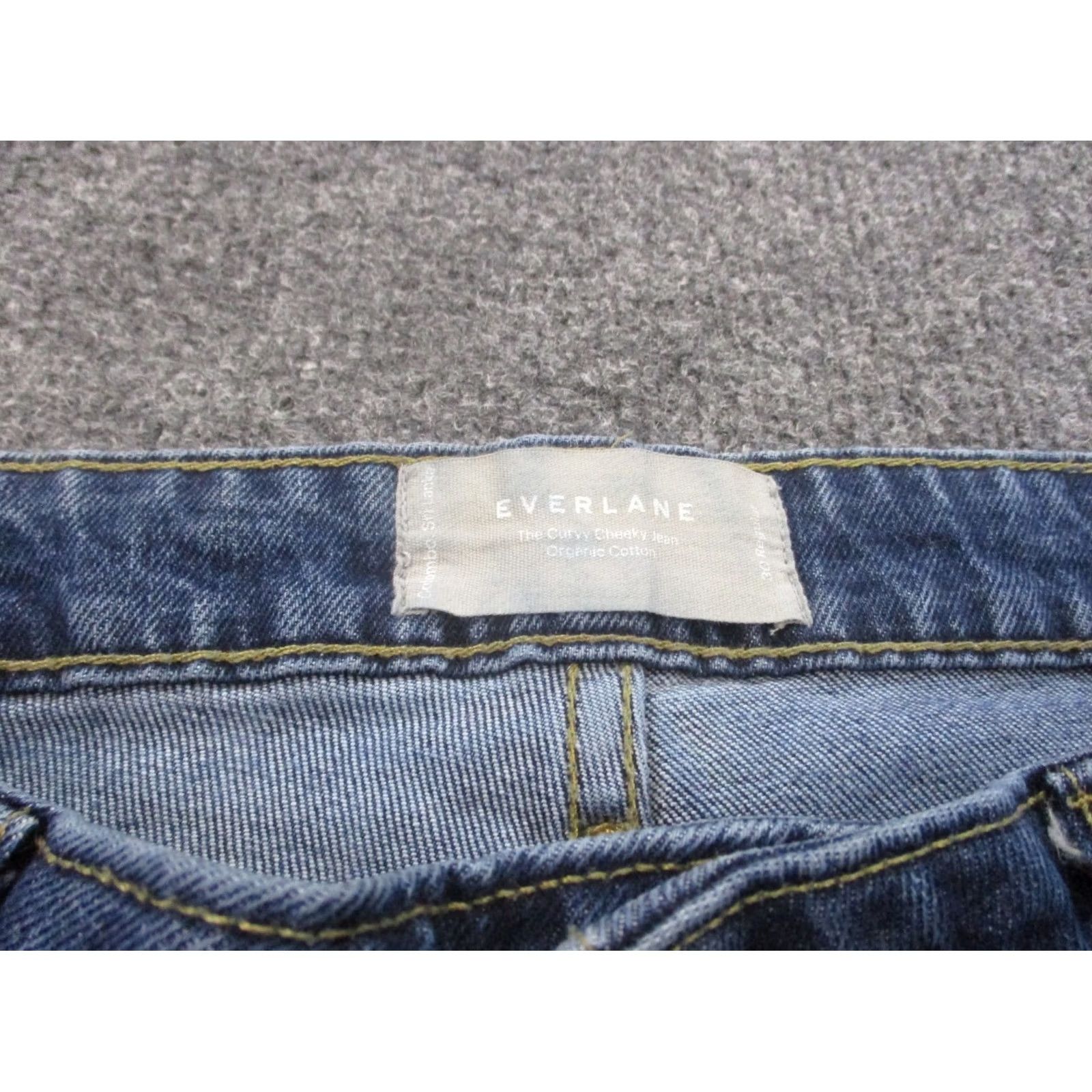 Everlane Everlane Jeans Womens 30 Blue Denim Curvy Cheeky Country Classic Casual Stretch Size 30" / US 8 / IT 44 - 6 Thumbnail