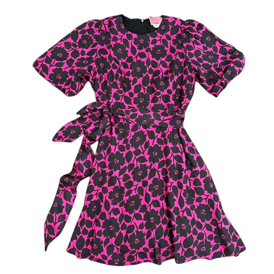Kate Spade Kate Spade New York Rosy Garden Tie-Waist Dress, Size US 6 Size M / US 6-8 / IT 42-44 - 4 Thumbnail