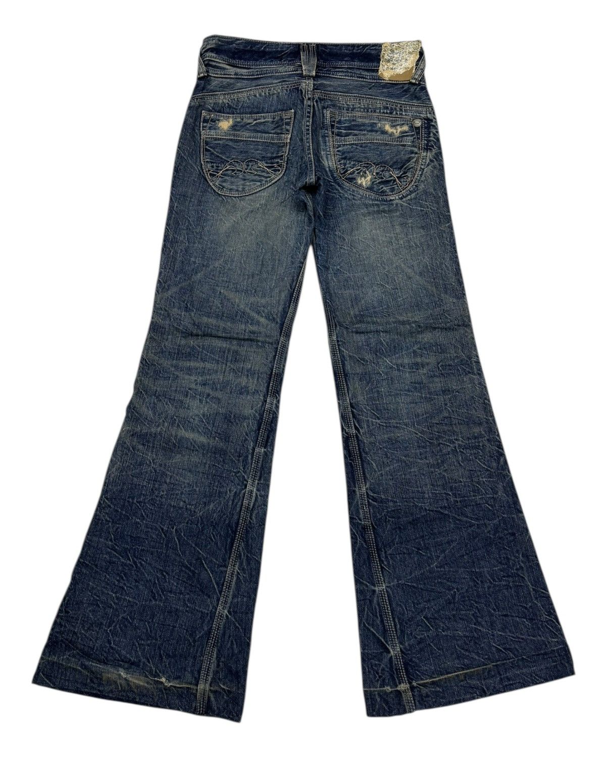 Hysteric Glamour × If Six Was Nine × Le Grande Bleu (L.G.B.) Brappers Flare Jeans Lady Vintage Union Made Bootcut Denim Size 27" / US 4 / IT 40 - 2 Thumbnail