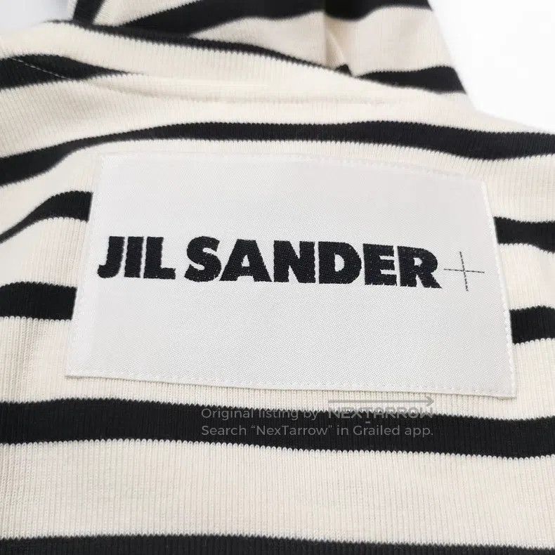Jil Sander Jil Sander Cotton contrast striped crew neck T-shirt Size M / US 6-8 / IT 42-44 - 3 Thumbnail