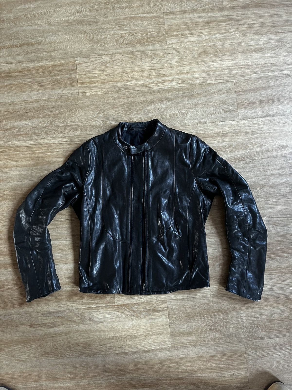 Maison Margiela Moto Detailed Biker Jacket