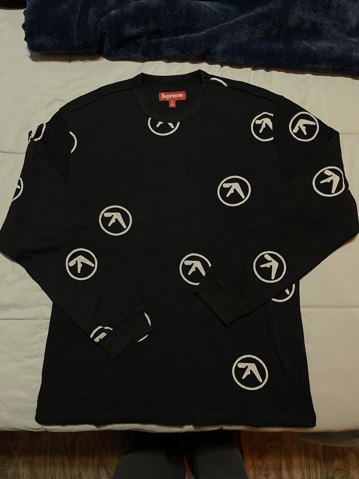 Supreme Aphex Twin Mohair Sweater Black Men's - SS25 - US