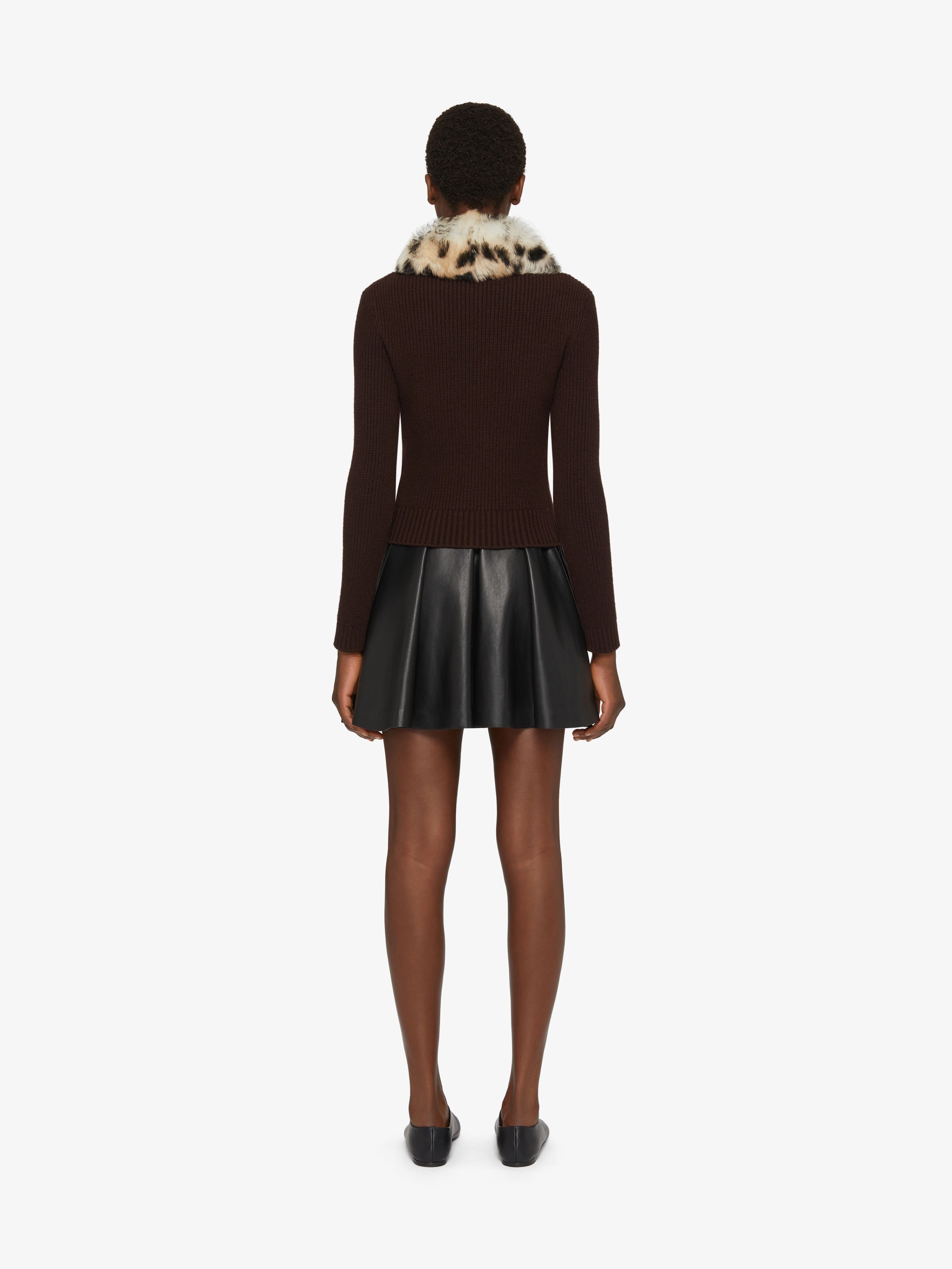 Givenchy oc11z0725 Blouson Cardigan in Russet Brown Size M / US 6-8 / IT 42-44 - 2 Thumbnail