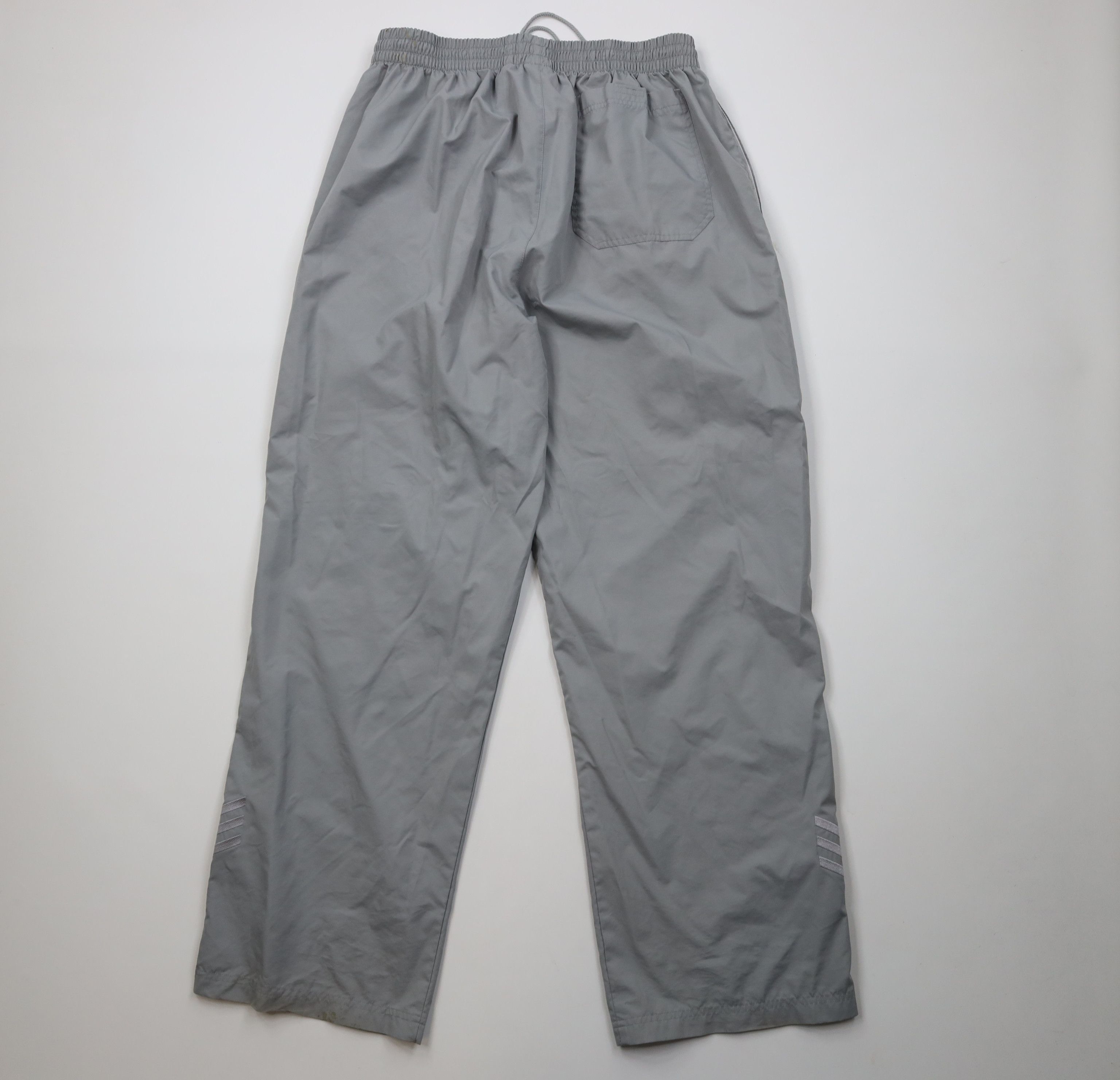 Adidas Vintage Y2K 2001 Adidas Wide Leg Windbreaker Pants Gray Size US 40 / EU 56 - 12 Thumbnail