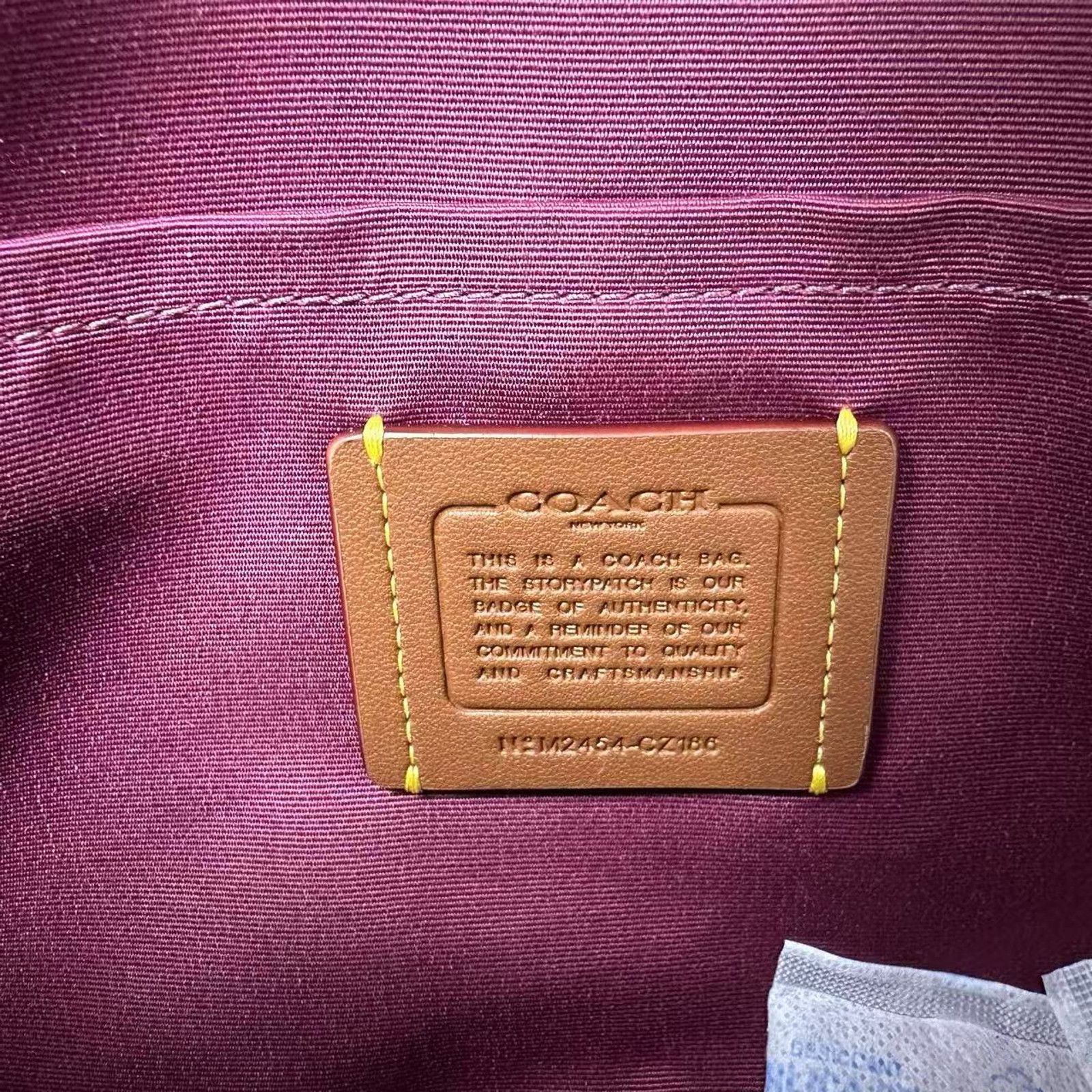 Coach COACH Jamie Camera Crossbody Bag In Sig Canvas Tan/Fuchsia Size ONE SIZE - 8 Thumbnail