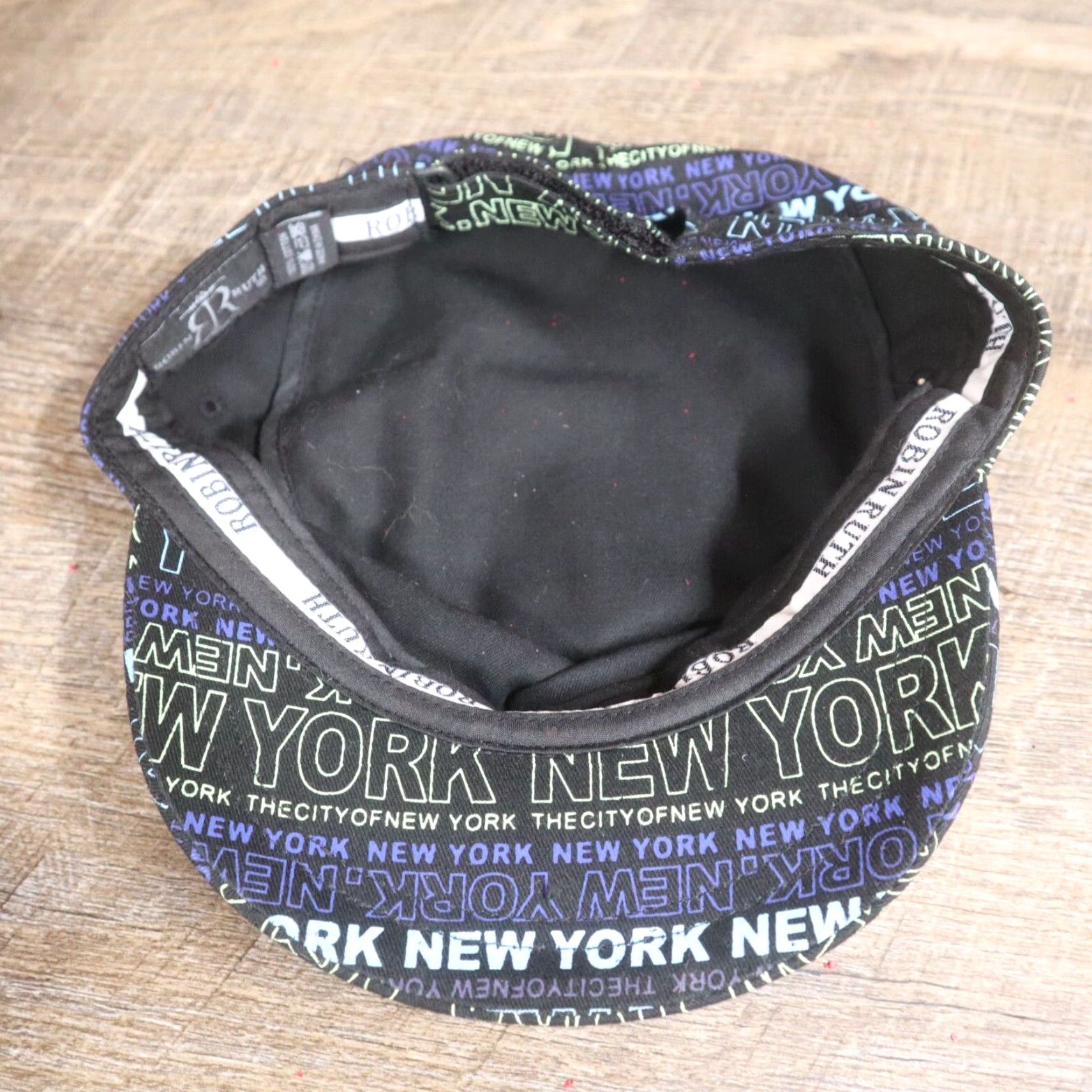 Vintage VINTAGE New York City All Over Pattern Adjustable Strapback Hat Men Black City 90s Urban Size ONE SIZE - 5 Thumbnail