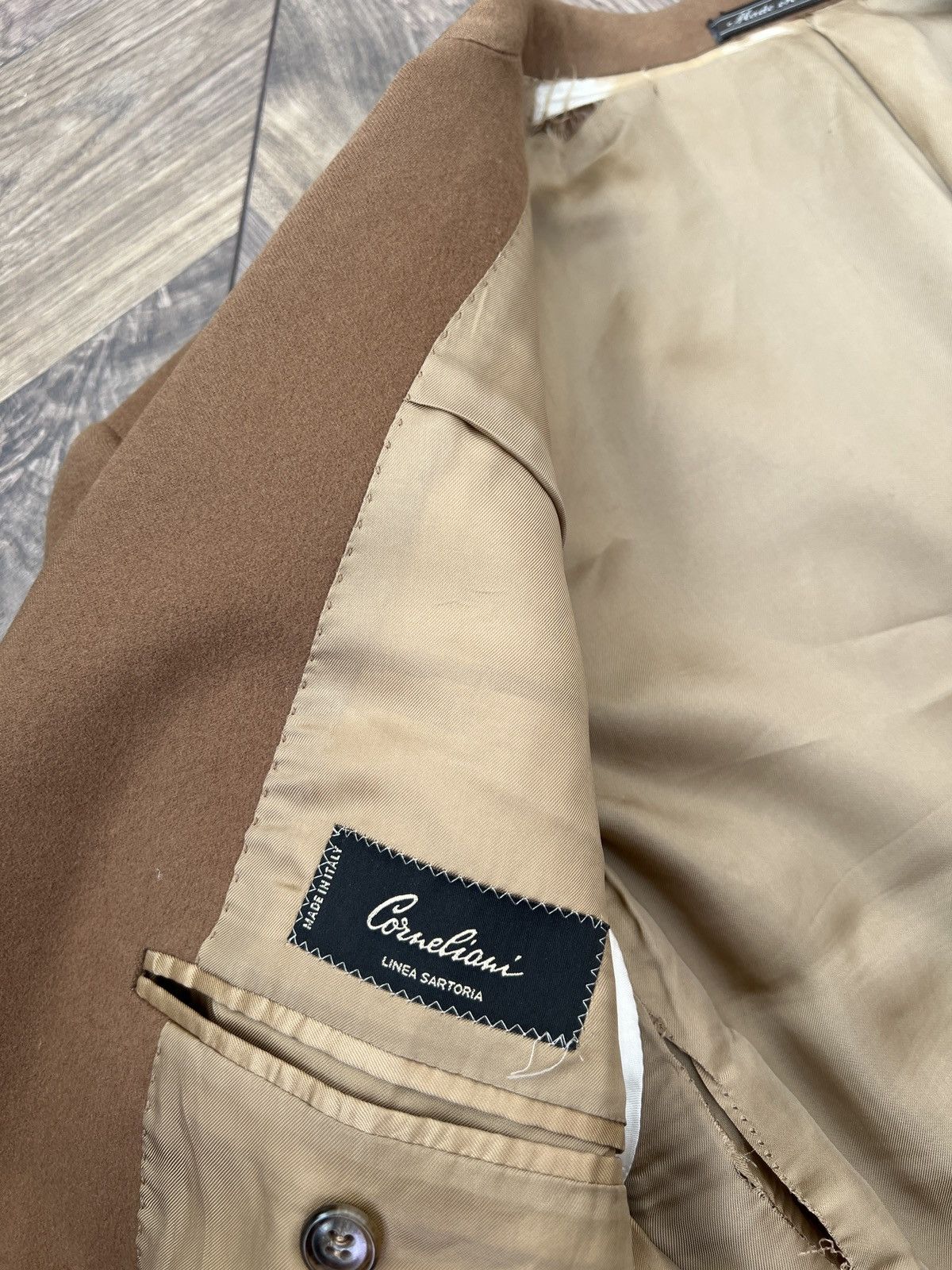 Corneliani × Designer × Vintage Vintage Corneliani Wool Cashmere Blazer Size 52R - 10 Thumbnail