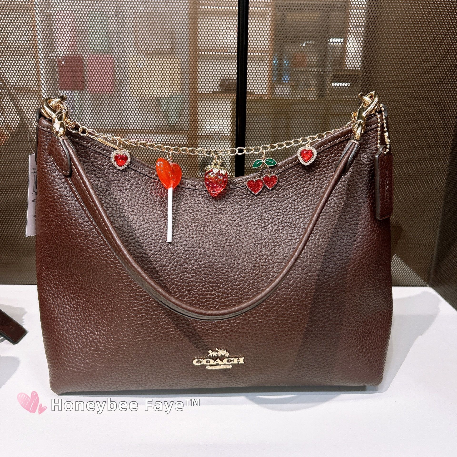 Coach Laurel Shoulder Bag CR148 Gold/Maple Size ONE SIZE - 1 Thumbnail