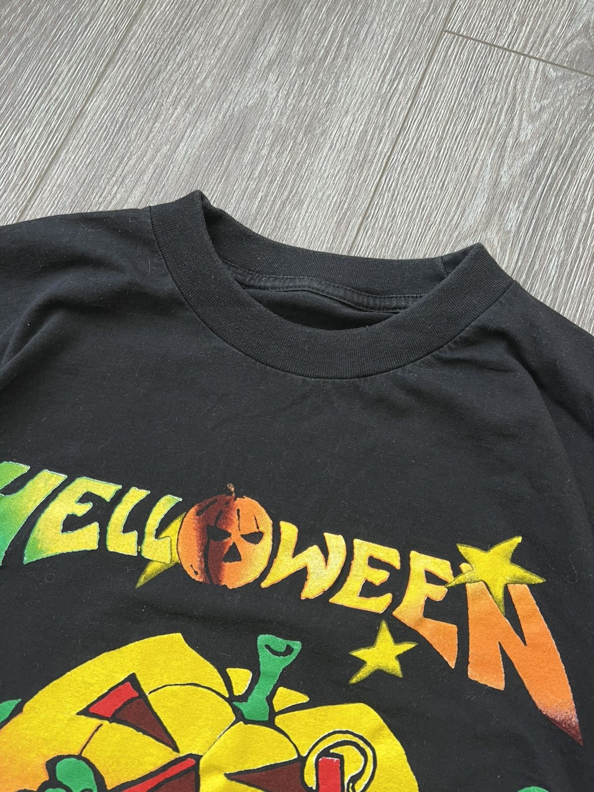Band Tees Vintage 90s Helloween Band T-Shirt Merch Rock Size US L / EU 52-54 / 3 - 6 Thumbnail