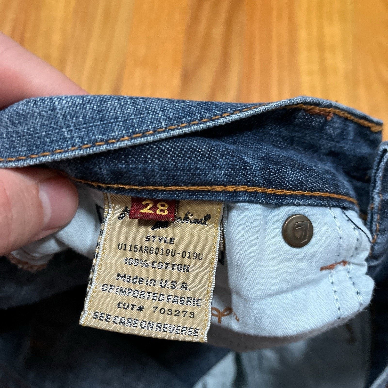 7 For All Mankind 7 For All Mankind Jeans Womens 29x31 Dojo Flare Low Rise USA Size 29" - 8 Thumbnail