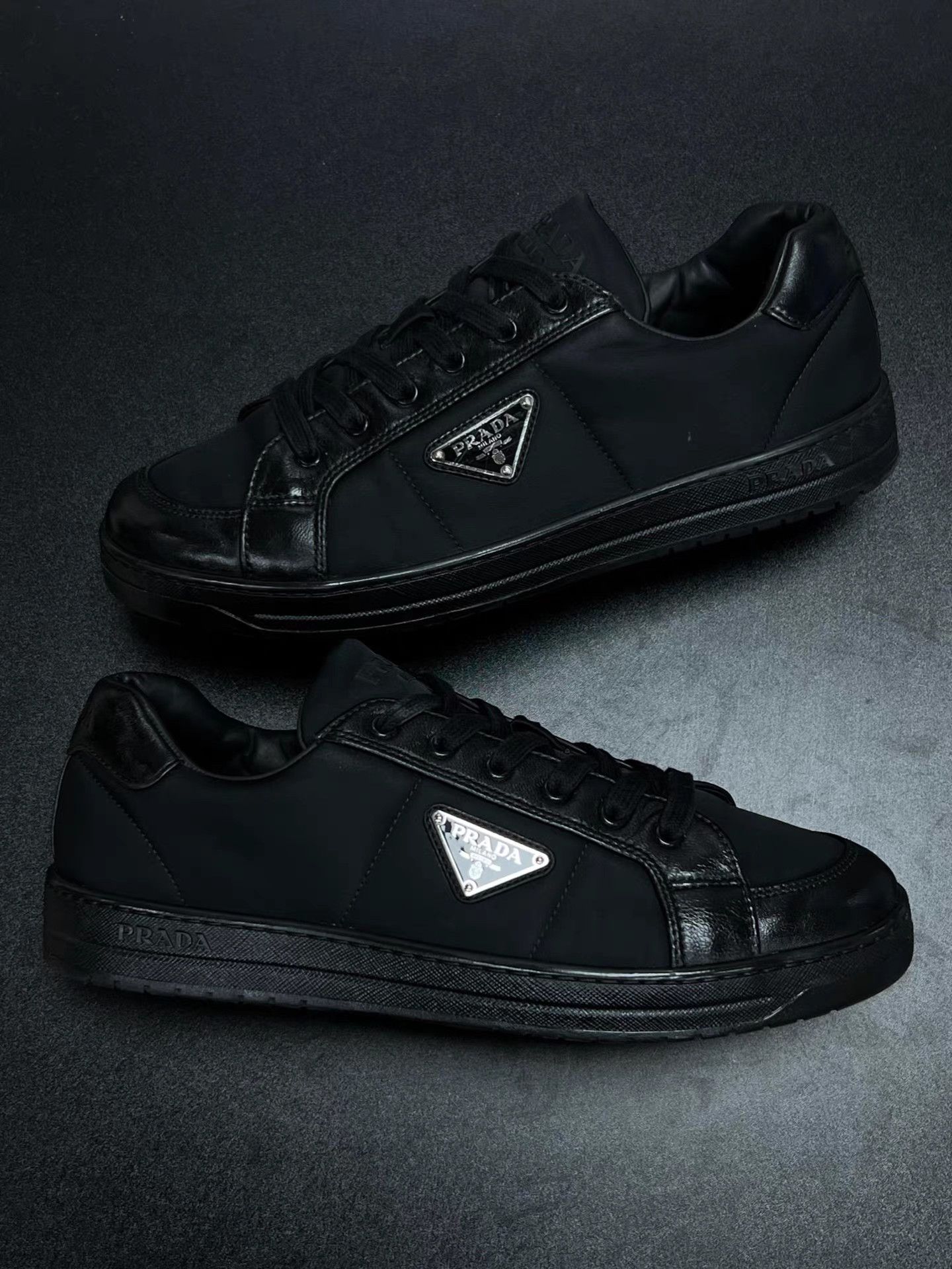 Prada PRADA Downtown Black Sneakers K15 Size US 8.5 / EU 41-42 - 6 Thumbnail