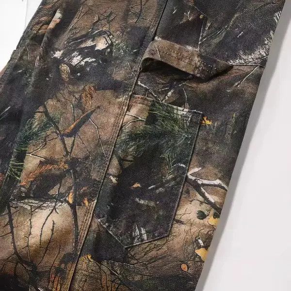 Japanese Brand VIBE High Street fake camouflage leaf print baggy jeans Size US 34 / EU 50 - 8 Thumbnail