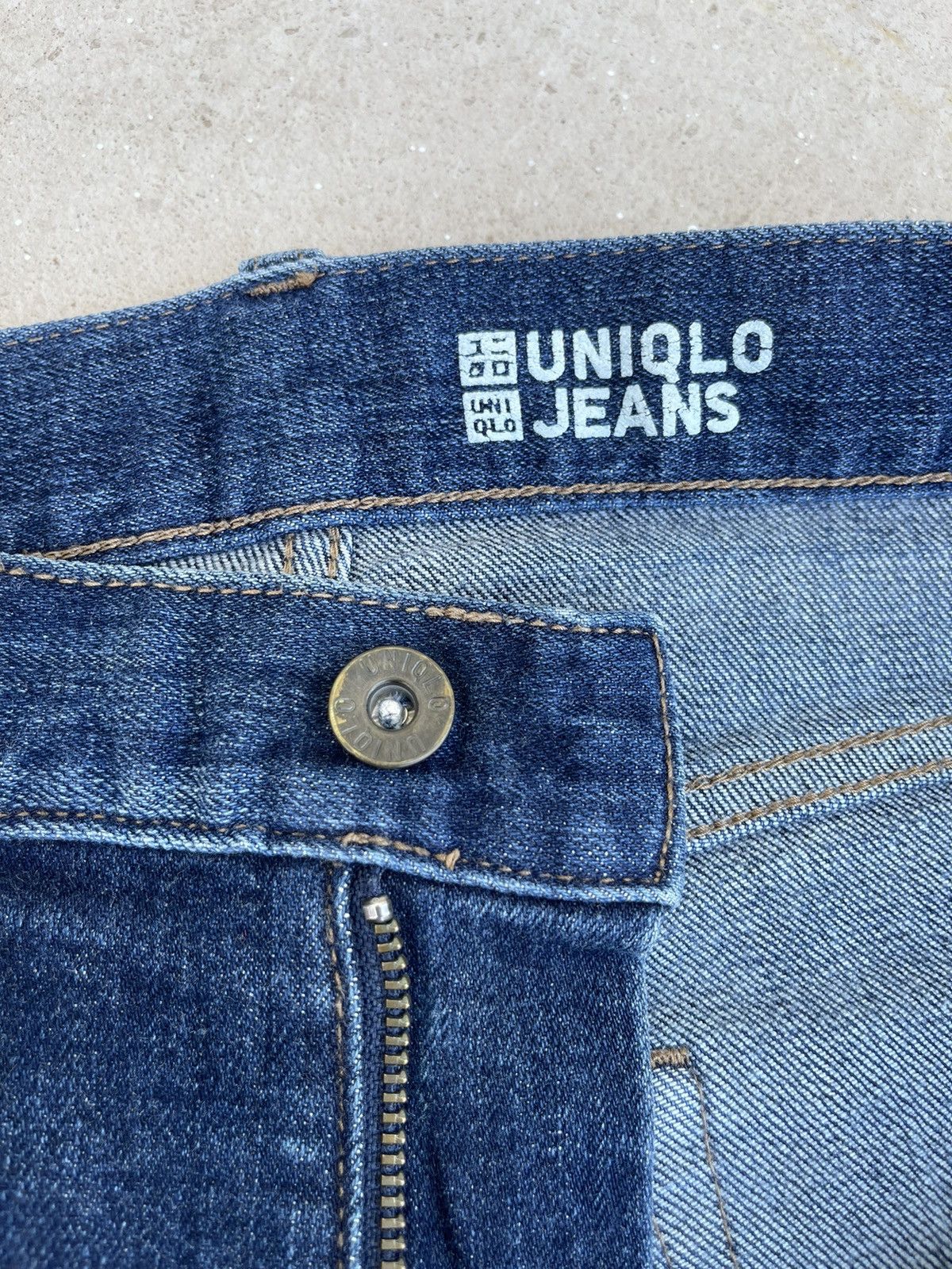 Japanese Brand × Jean × Uniqlo 🔥 Uniqlo Selvedge Distressed Denim Vintage W32🔥 Size US 32 / EU 48 - 6 Thumbnail