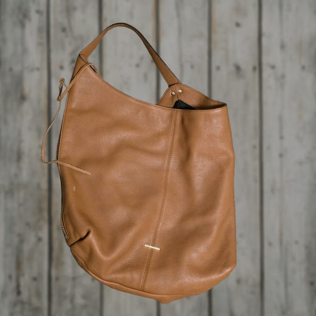 Rebecca Minkoff Rebecca Minkoff Shoulder Bag Pebbled Brown Pebbled Shoulder Bag Brown - Pre-Owned Rebecca Minkoff Bag 16.5 in x 13 in x 5 in Womens Men? Size ONE SIZE - 1 Thumbnail
