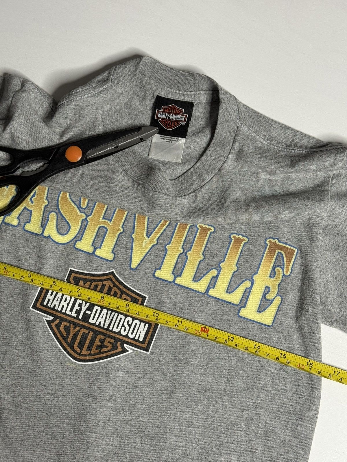 Harley Davidson Y2K Harley Davidson Nashville Music City Tee “Grey” [M] PRE Size US M / EU 48-50 / 2 - 4 Thumbnail