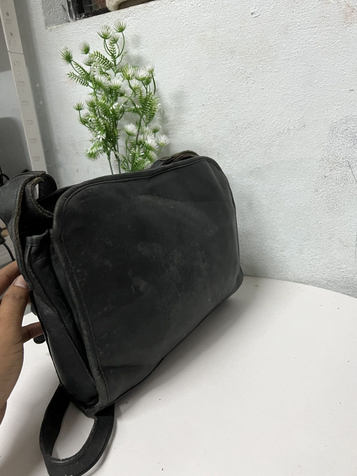 Leather × Vintage Vingage LAURA USA leather Shoulder Size ONE SIZE - 4 Thumbnail