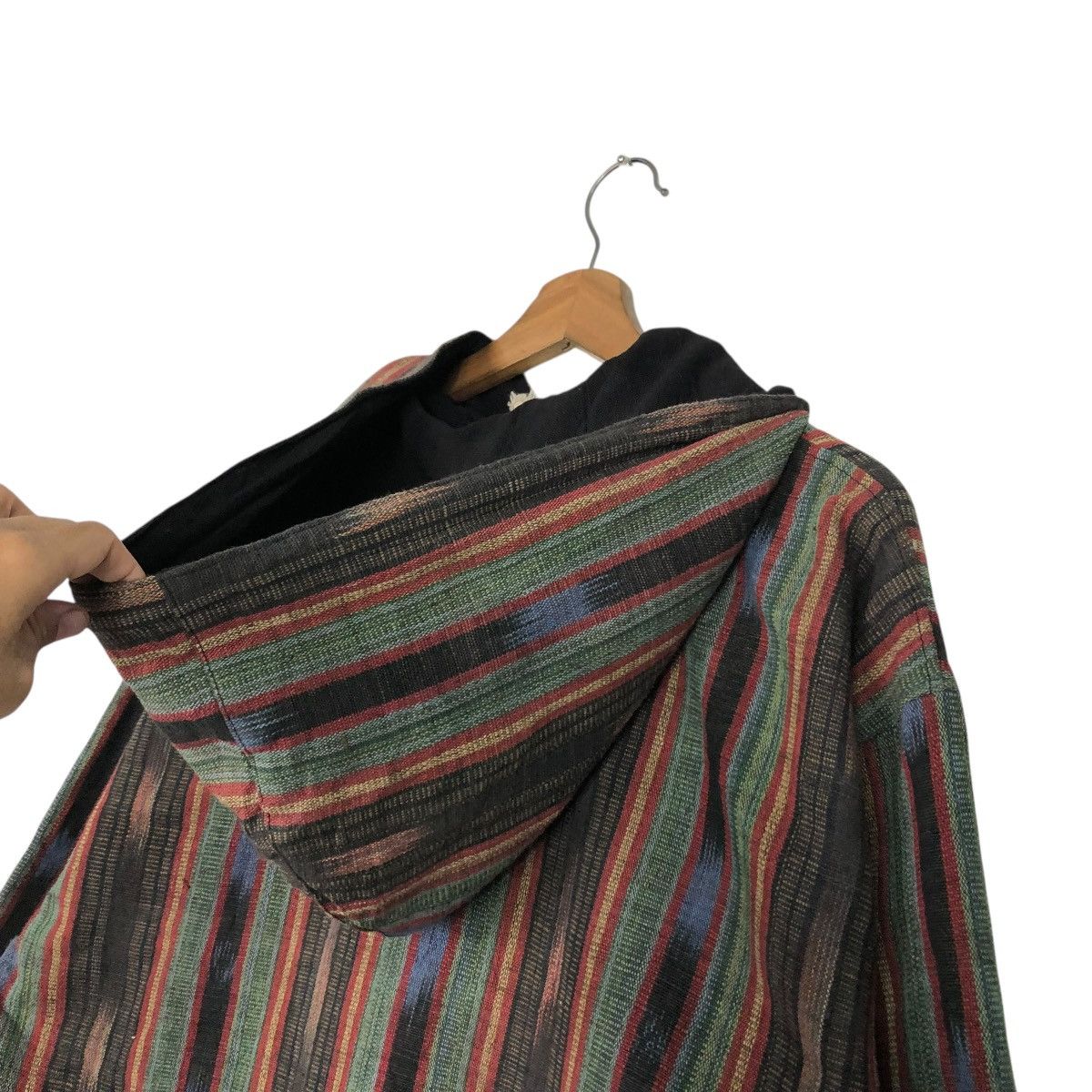 Japanese Brand 🔥VINTAGE BAJRA PULL OVER HICKORY STRIPED LAXMI ISSEY MIYAKE Size US M / EU 48-50 / 2 - 12 Thumbnail