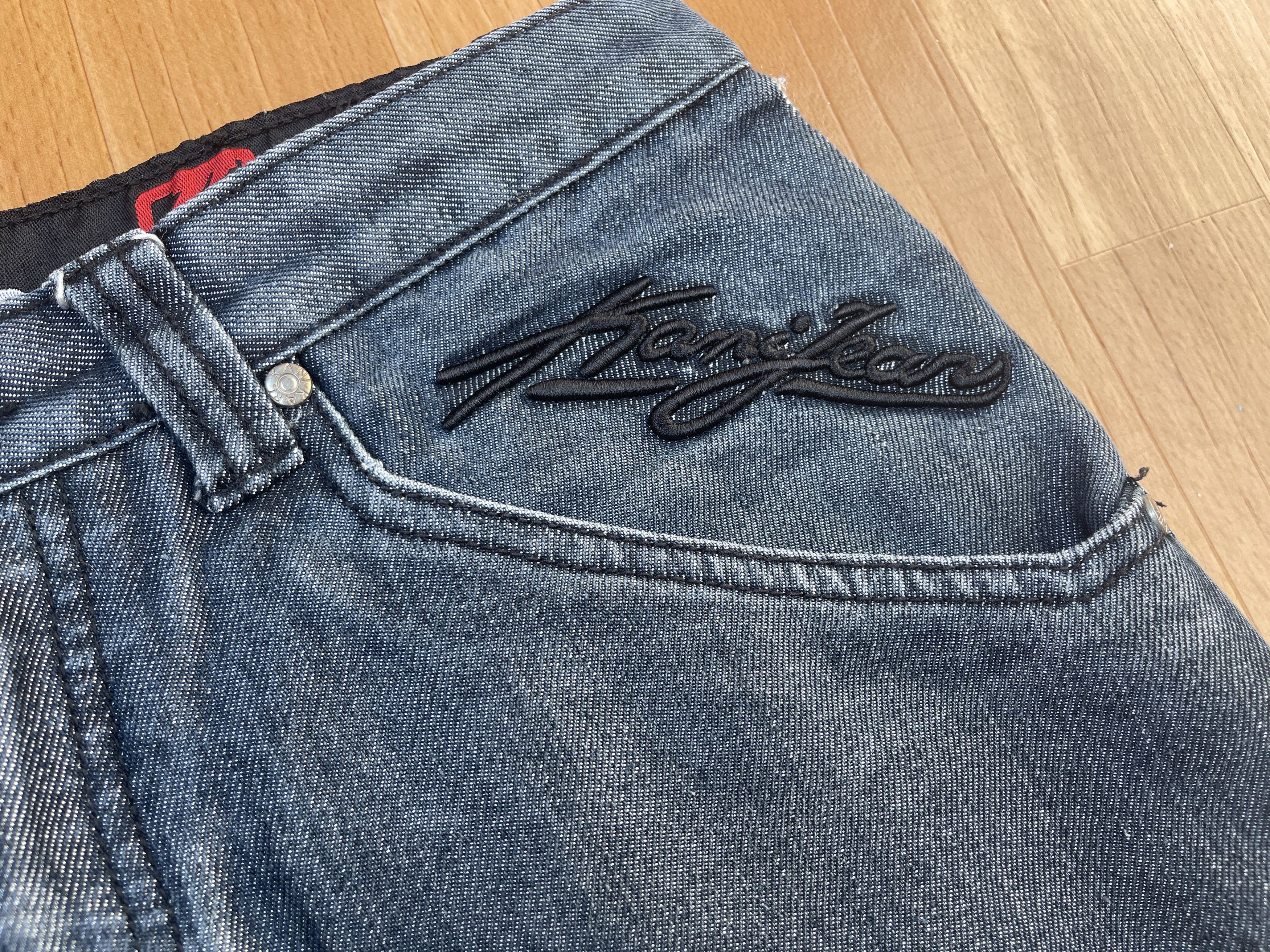 Karl Kani KARL KANI jeans shiny vintage baggy jeans silver metallic 30 Size US 30 / EU 46 - 12 Thumbnail