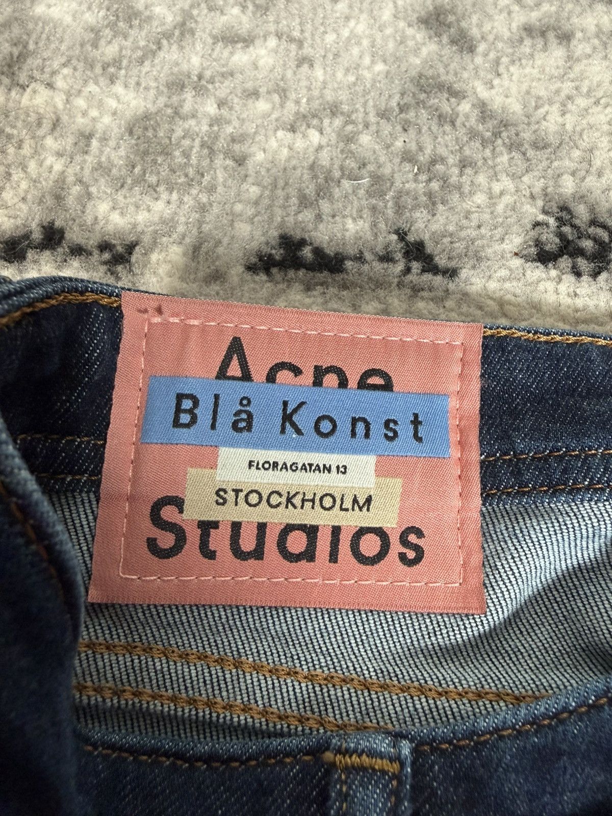 Acne Studios Acne Studios Bla Konst Floragatan 13 Climb Dark Blue Jeans Size 27" / US 4 / IT 40 - 3 Thumbnail