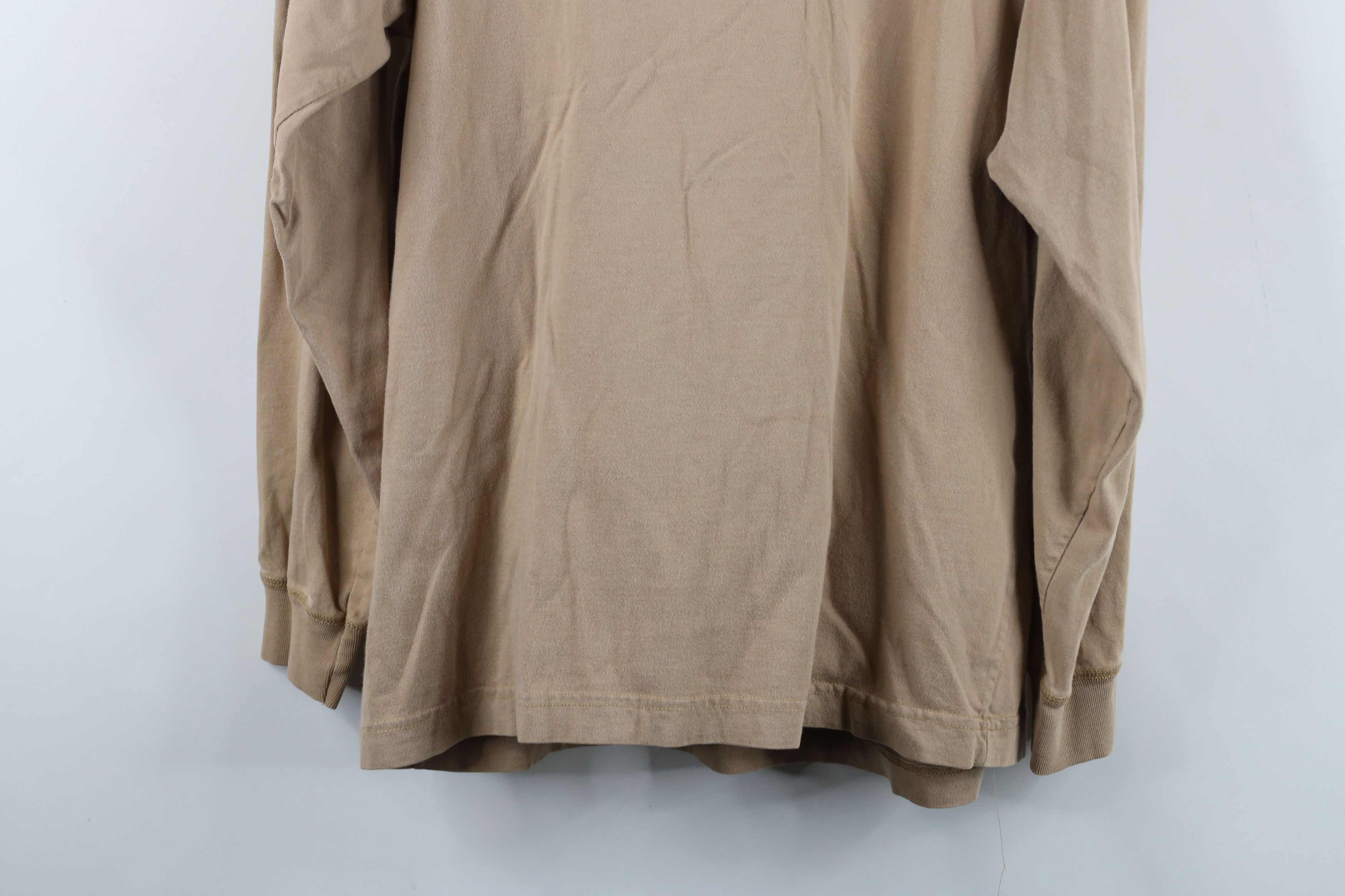 Vintage Vintage 90s Streetwear Long Sleeve Henley T-Shirt Beige Size US L / EU 52-54 / 3 - 13 Thumbnail