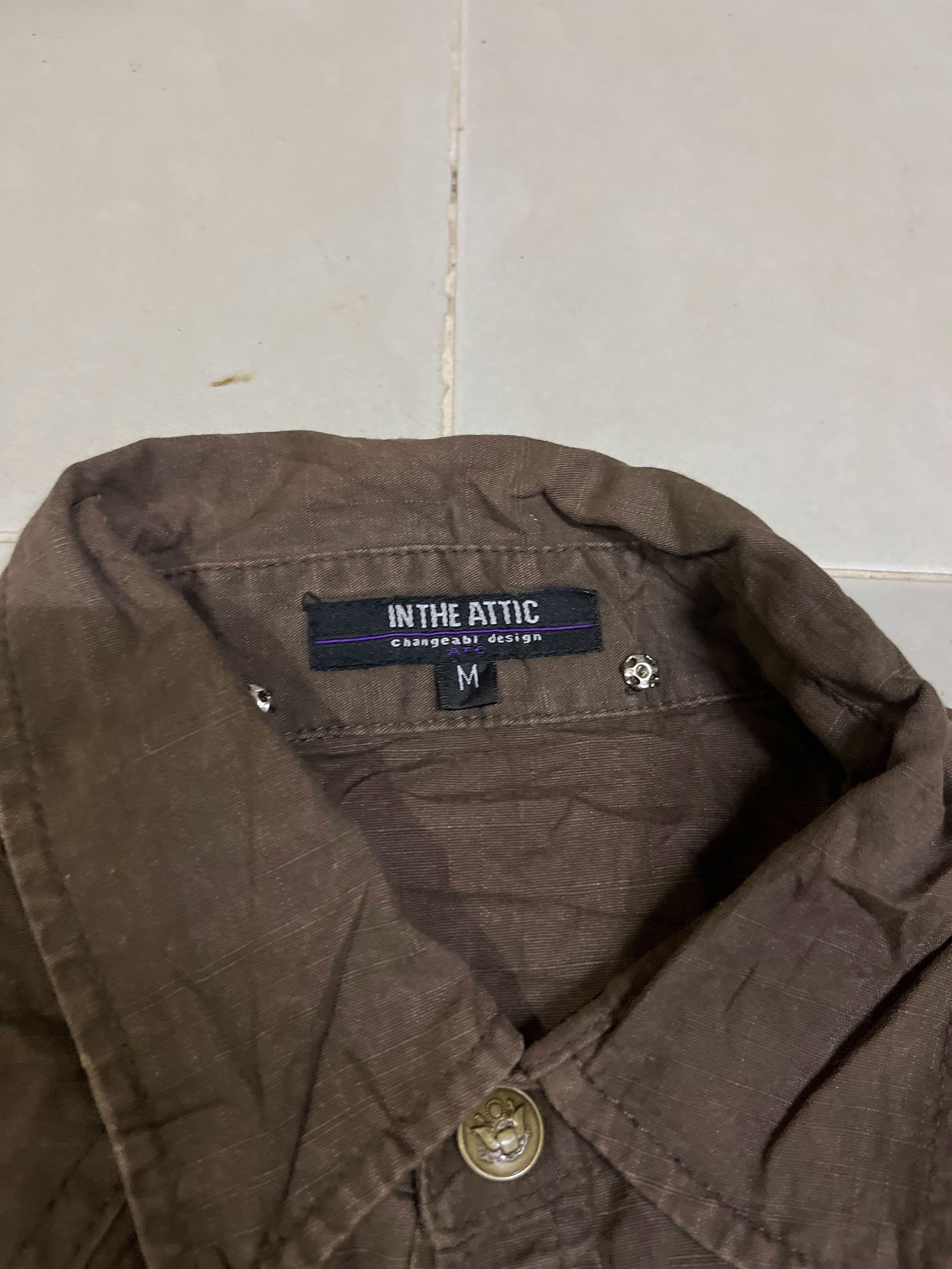 In The Attic × Japanese Brand Distressed Skull Patches Snap Button Zipper Pocket Size US M / EU 48-50 / 2 - 3 Thumbnail