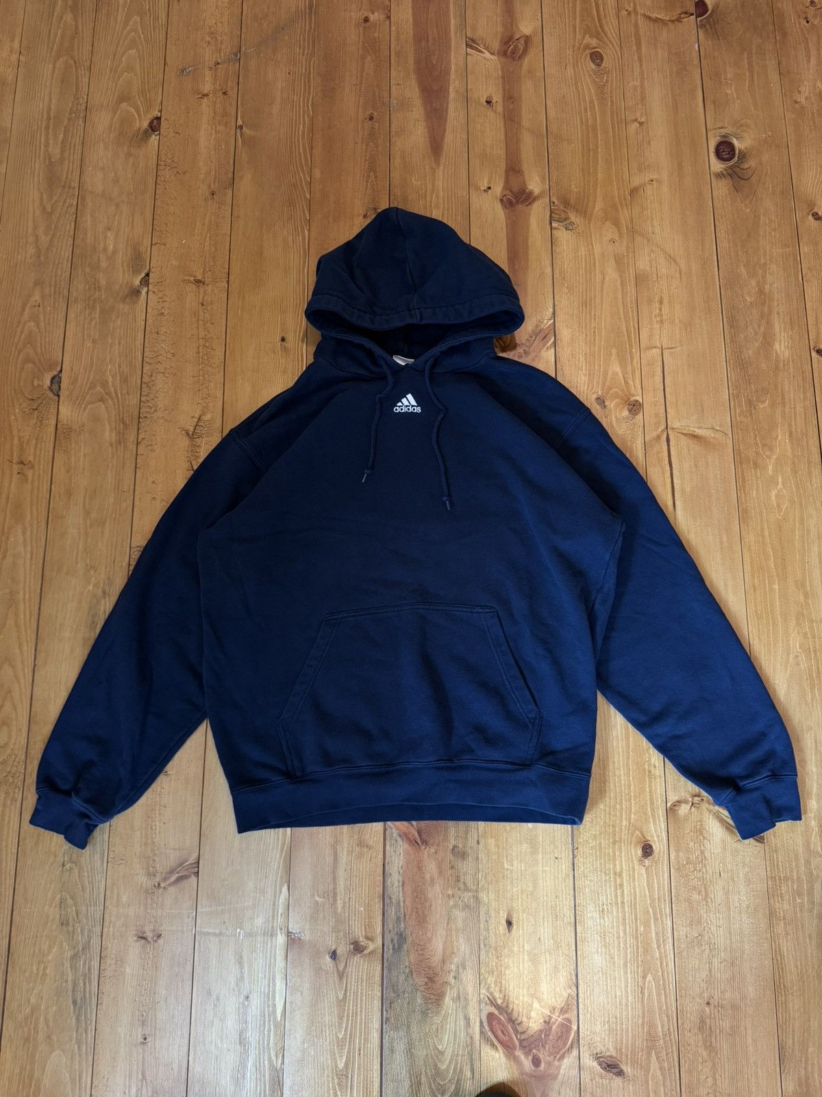 Adidas Y2k adidas center logo hoodie. Tagged XL Size US L / EU 52-54 / 3 - 2 Thumbnail