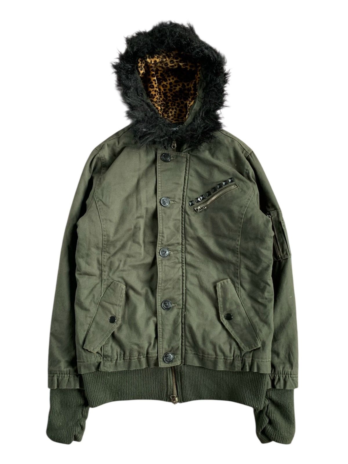 Japanese Brand Y2k Cavaria faux fur seditionaries leopard iner jacket Size US S / EU 44-46 / 1 - 4 Thumbnail