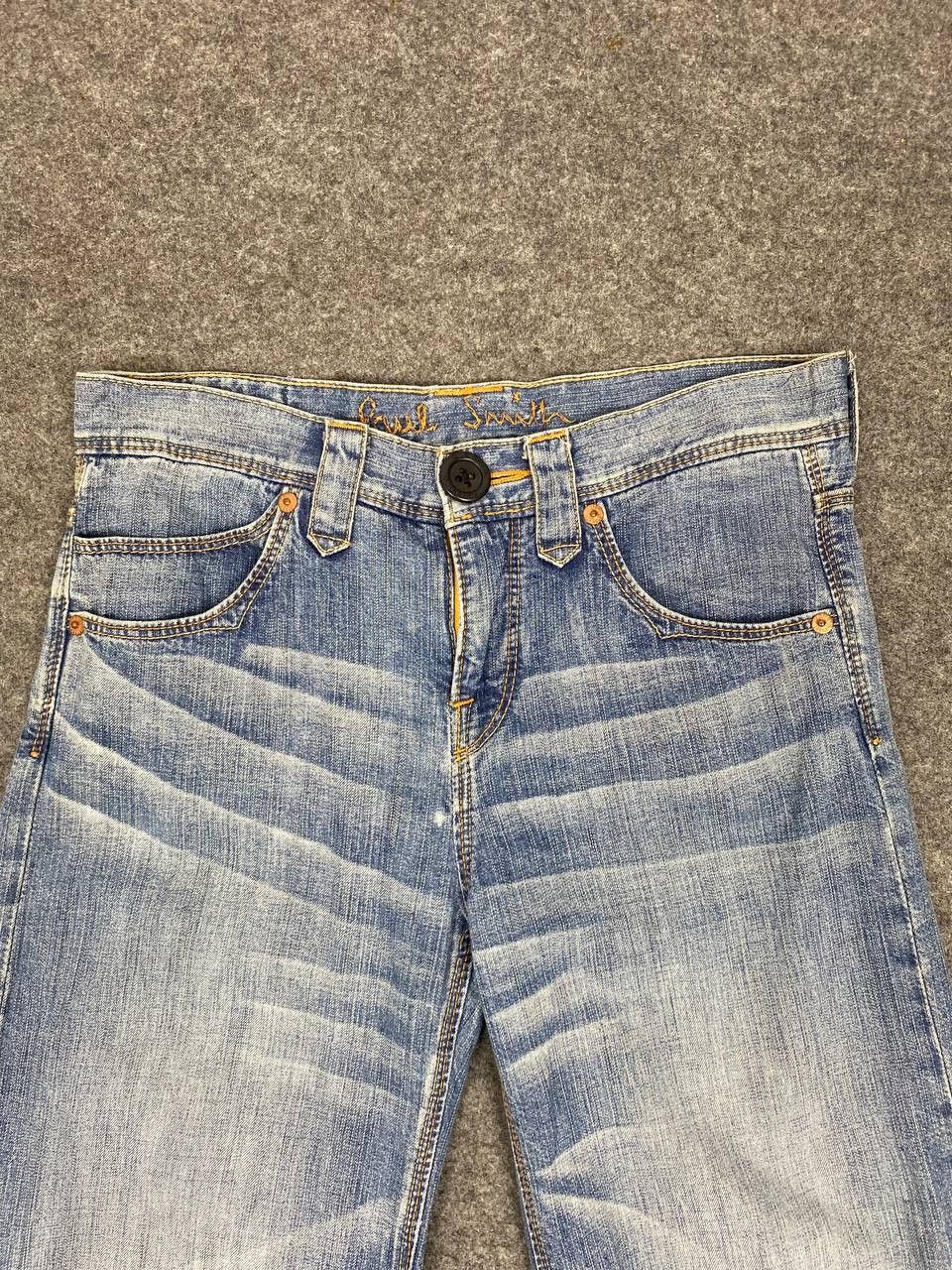 Paul Smith paul smith bootcut flare distressed denim nice design Size 30" / US 8 / IT 44 - 8 Thumbnail