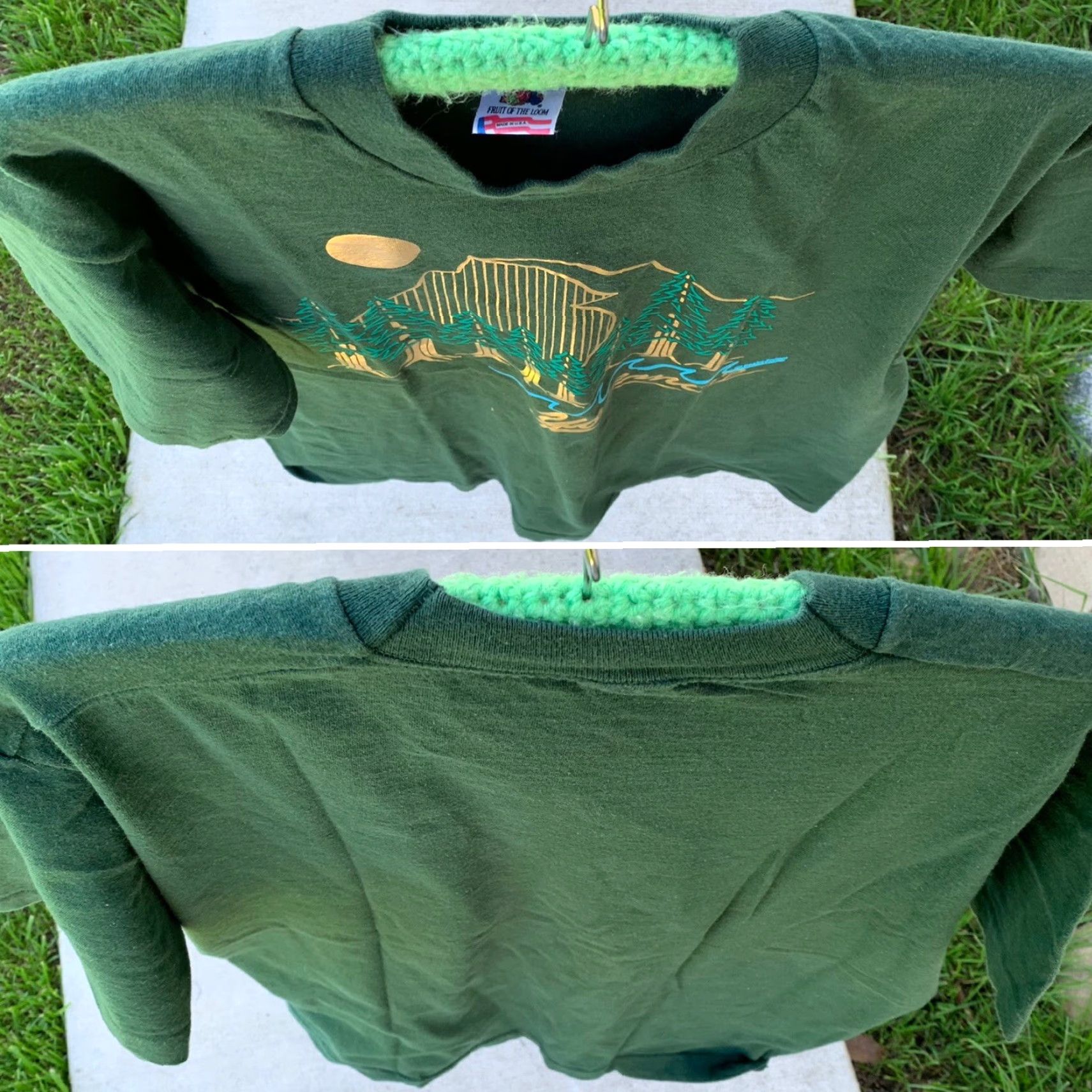 Fruit Of The Loom VINTAGE Yosemite t shirt c Keehn Scenes size XL adult single stitch graphic tee Size US XL / EU 56 / 4 - 5 Thumbnail